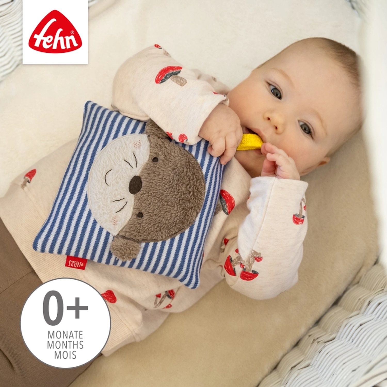 Fehn Otter gestreift Kirschkern Wärmekissen