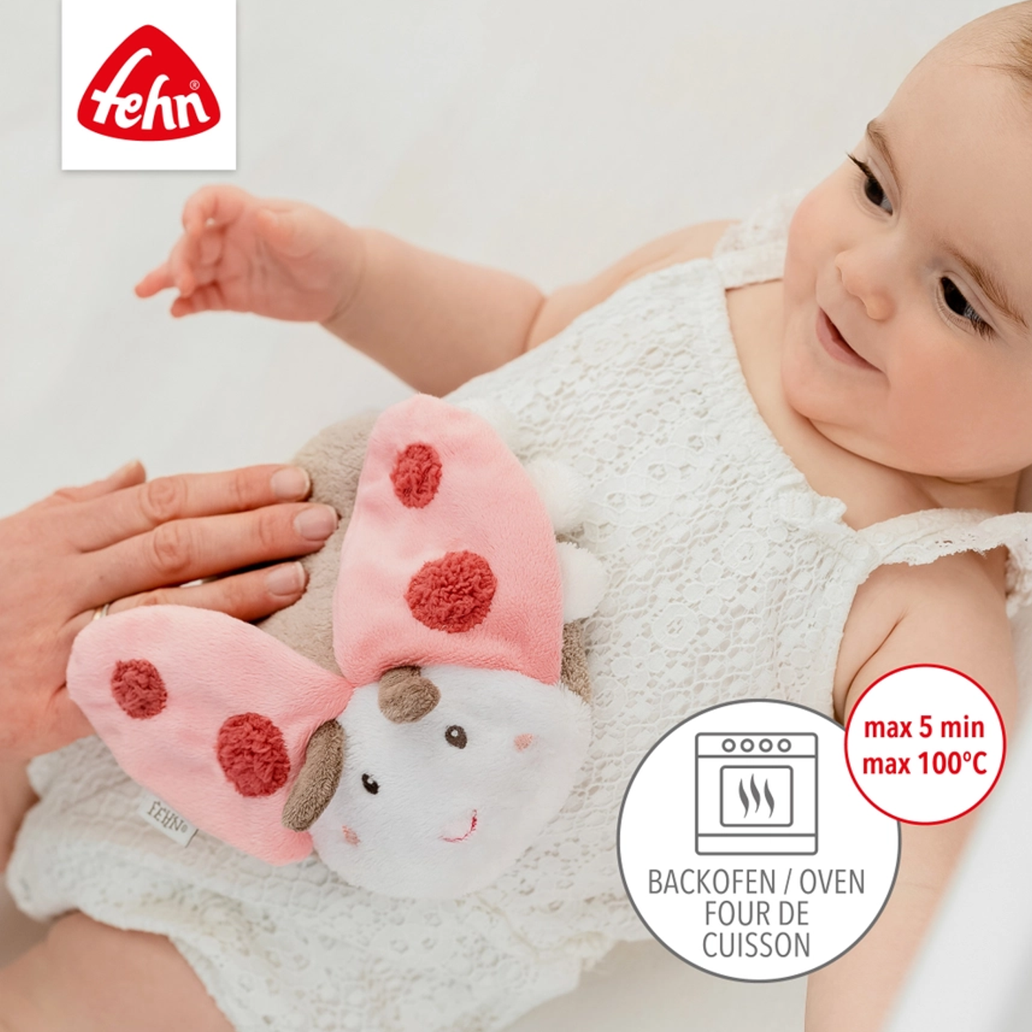 Fehn Käfer rosa Kirschkern Wärmekissen