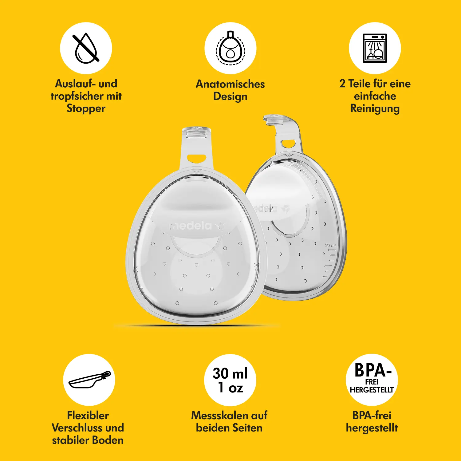 Medela InBra Milchauffangschalen 2 Stück