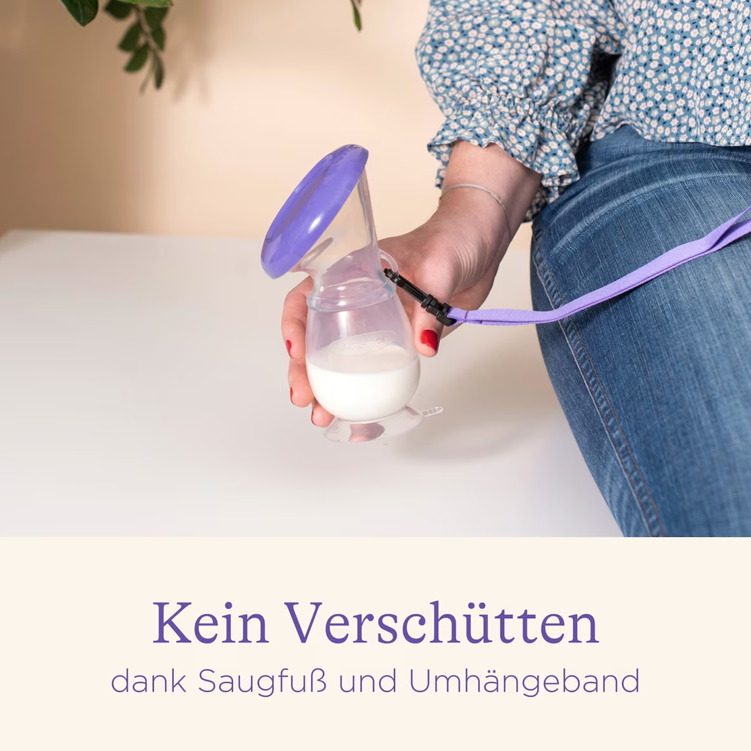 Lansinoh Silikon Pumpe | Muttermilchauffänger