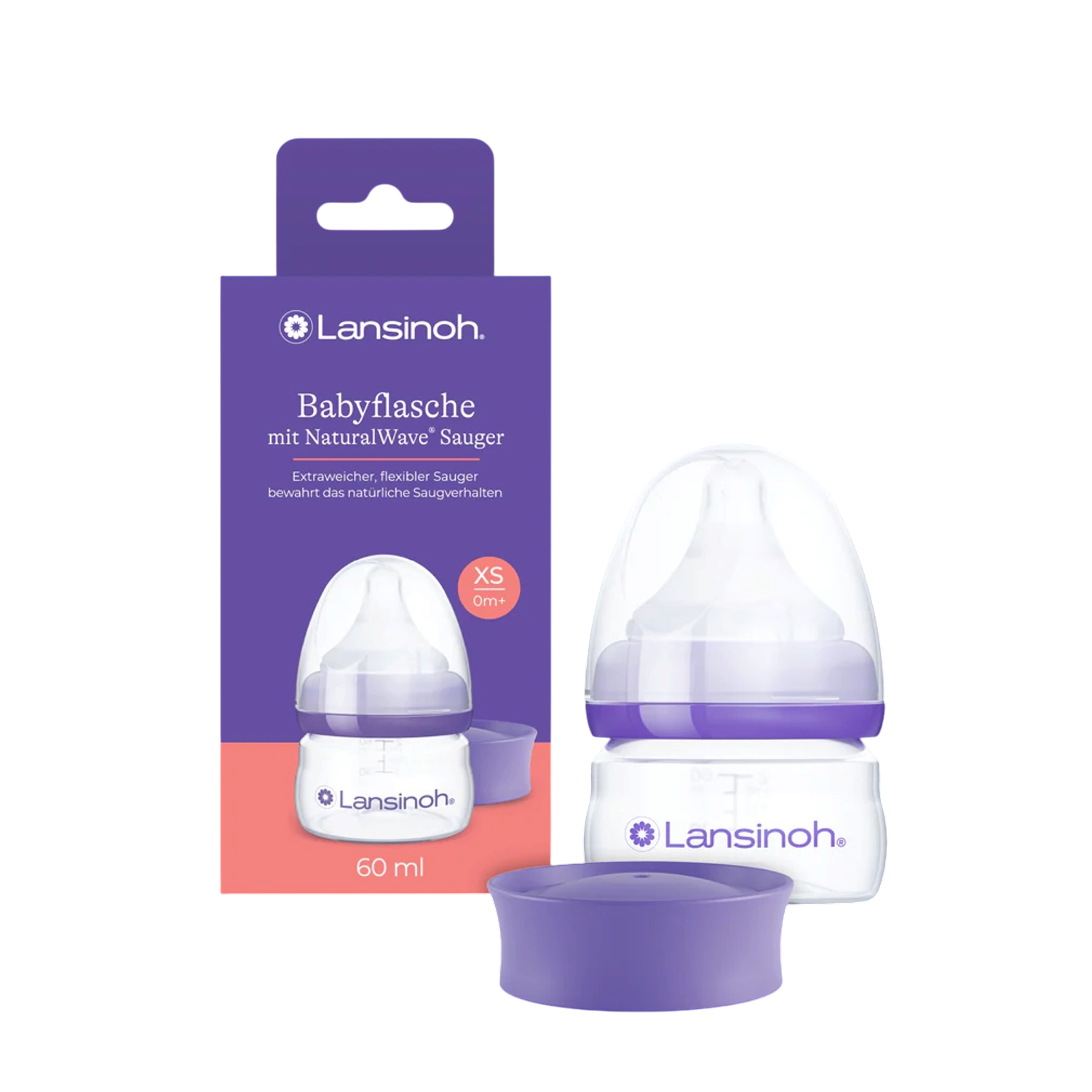 Lansinoh Natural Wave Flasche Gr. XS | 60ml