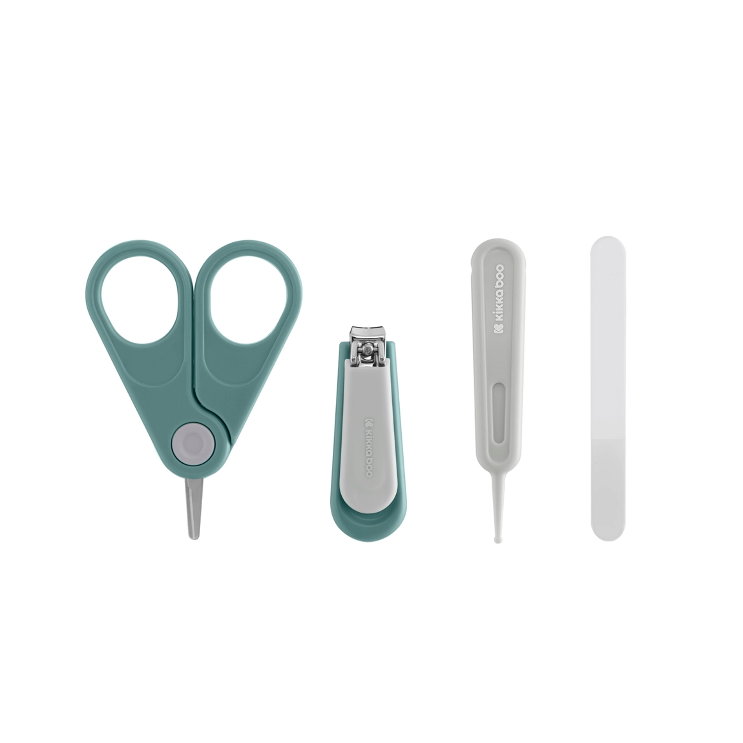 Kikkaboo Baby Maniküre Set 7 Teile mit Box Minze