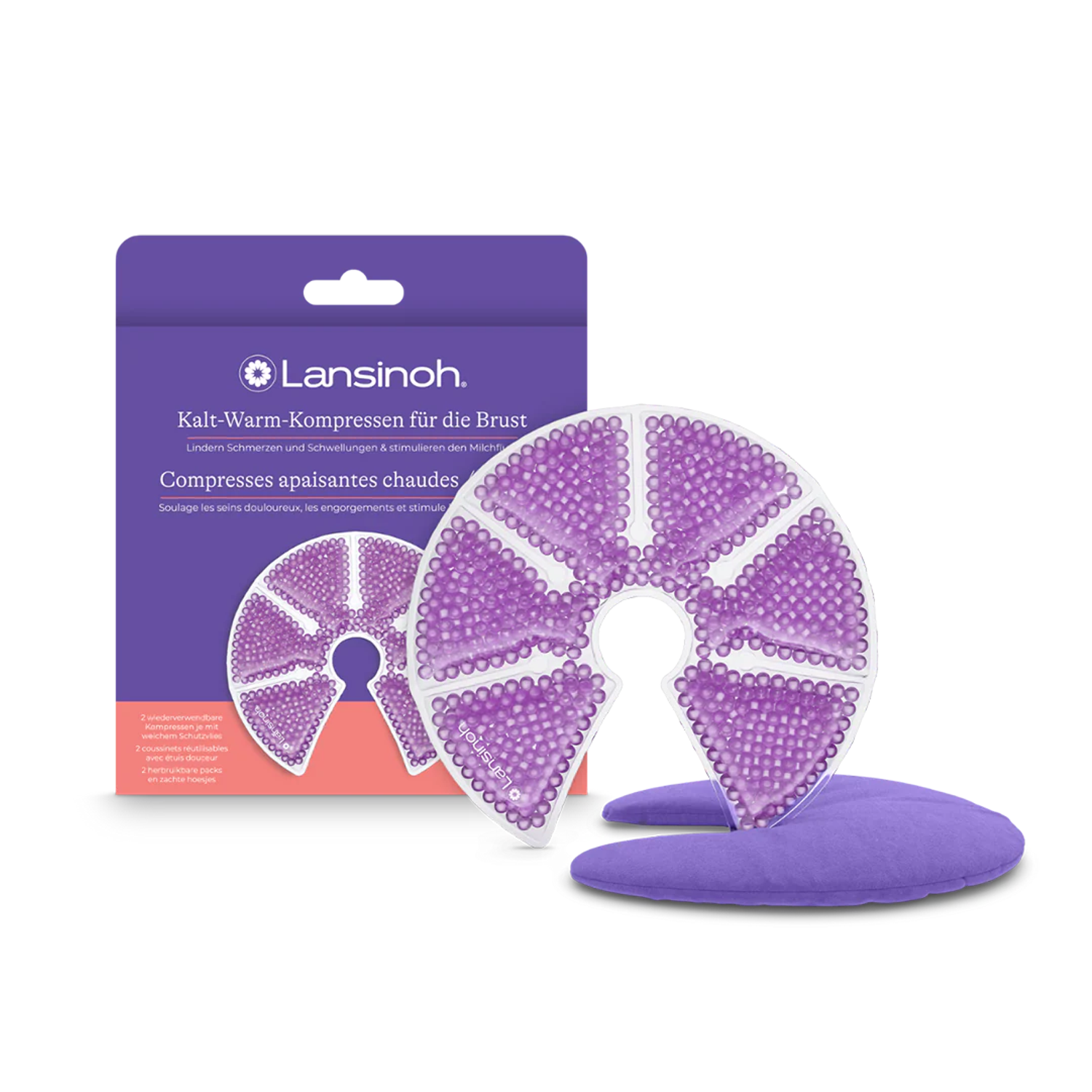 Lansinoh Thermoperlen 3 in 1 Kalt | Warm Kompresse