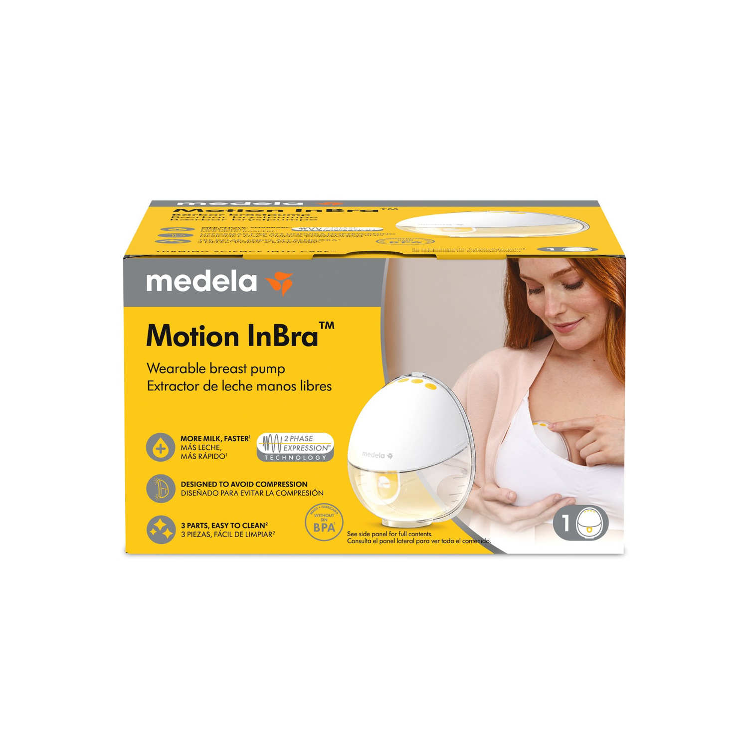 Medela Motion InBra Tragbare Milchpumpe Einzelset