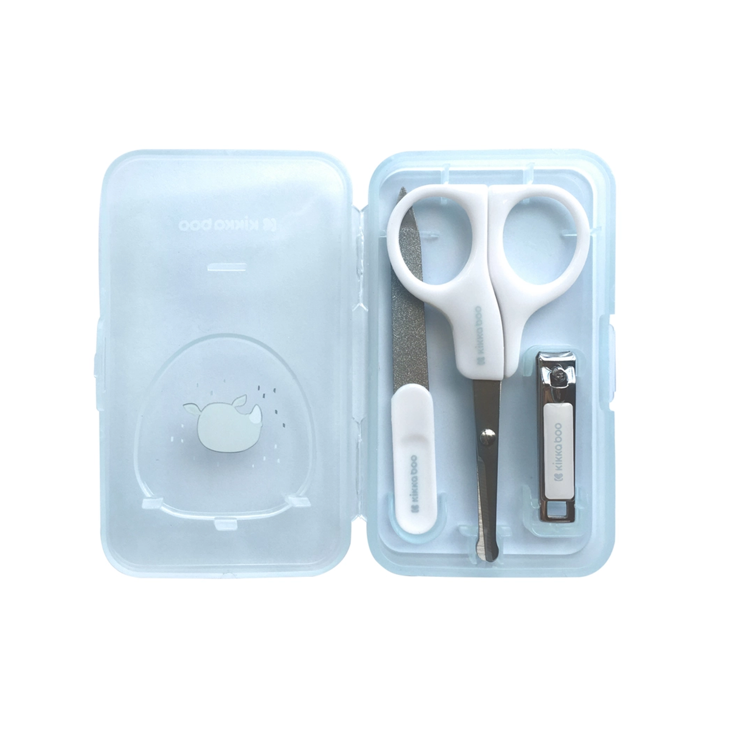 Kikkaboo Baby Maniküre Set 3 Teile blau Nashorn