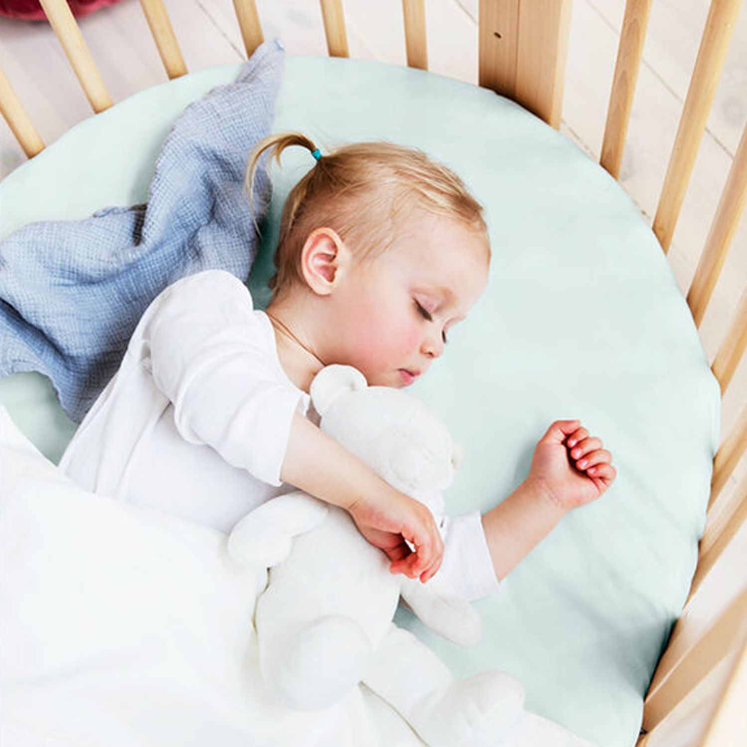 Stokke Sleepi Fitted Sheet Bettlaken weiß