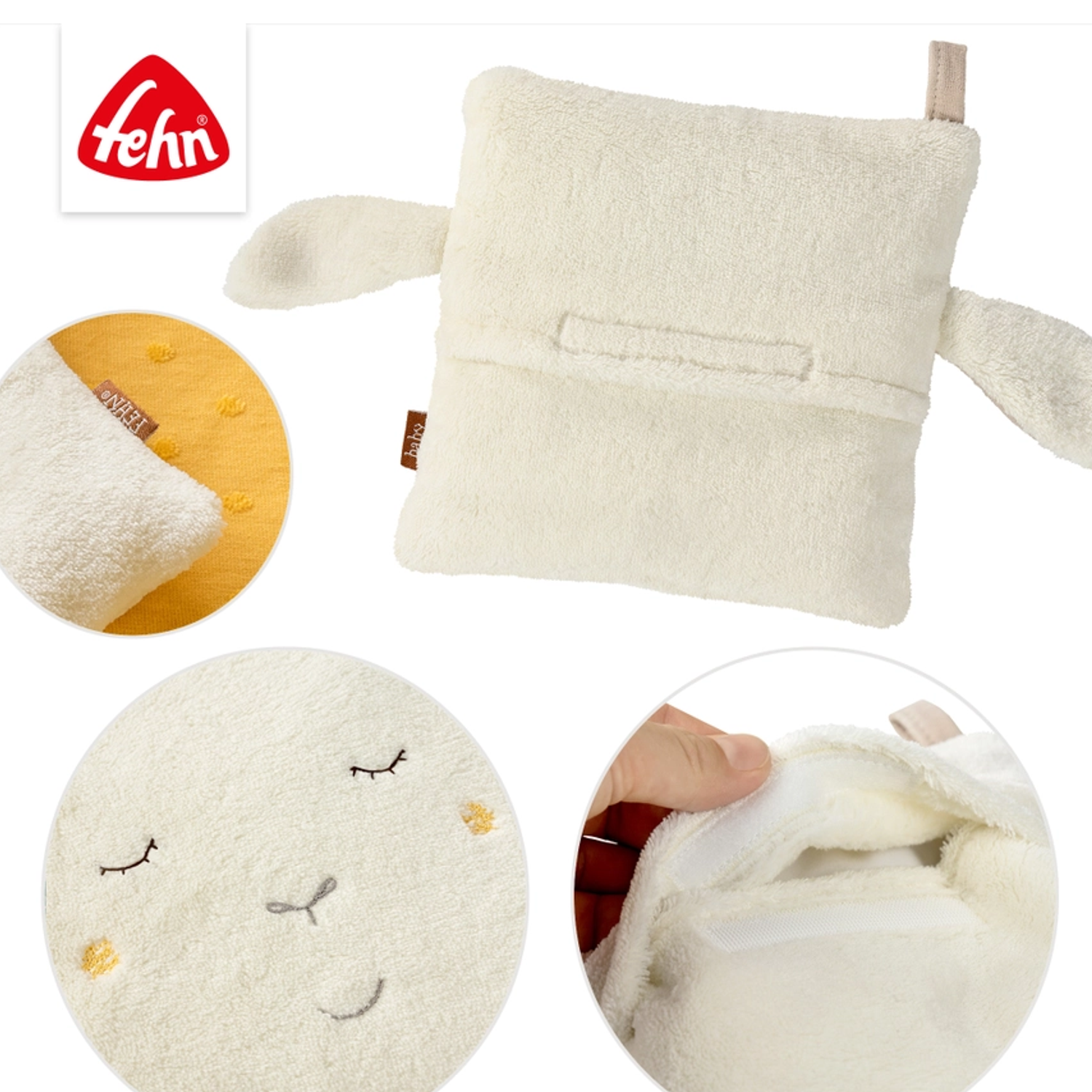 Fehn Schaf creme Kirschkern Wärmekissen