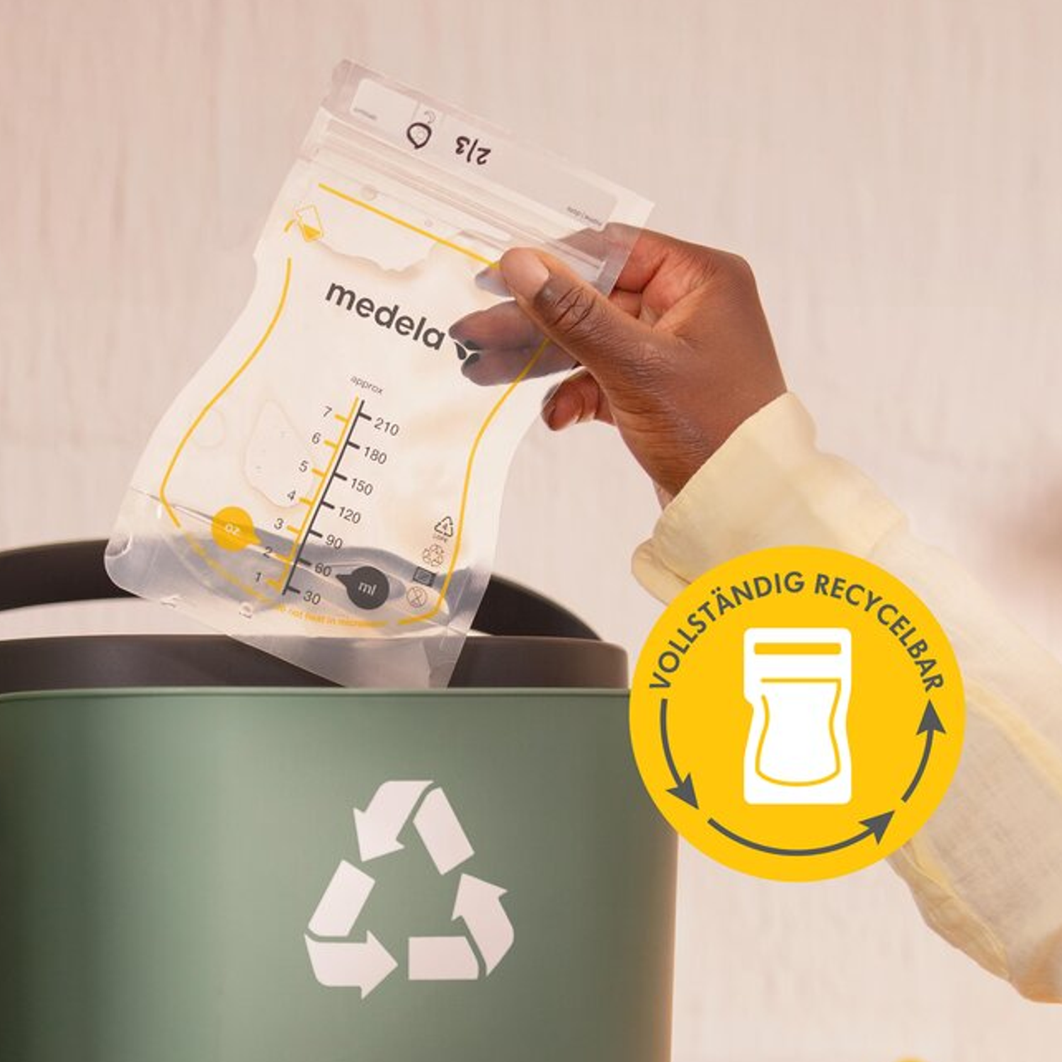 Medela Milchbeutel Easy Pour für Muttermilch 25 Stück