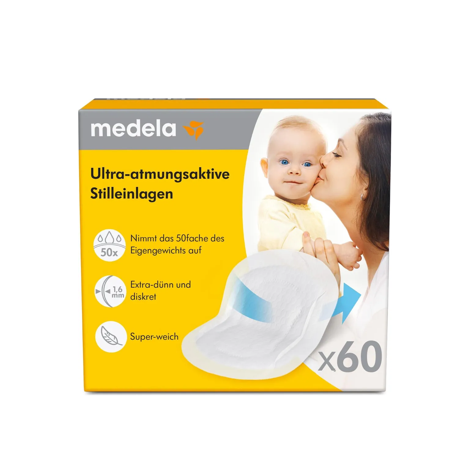 Medela atmungsaktive Stilleinlagen 60 Stück