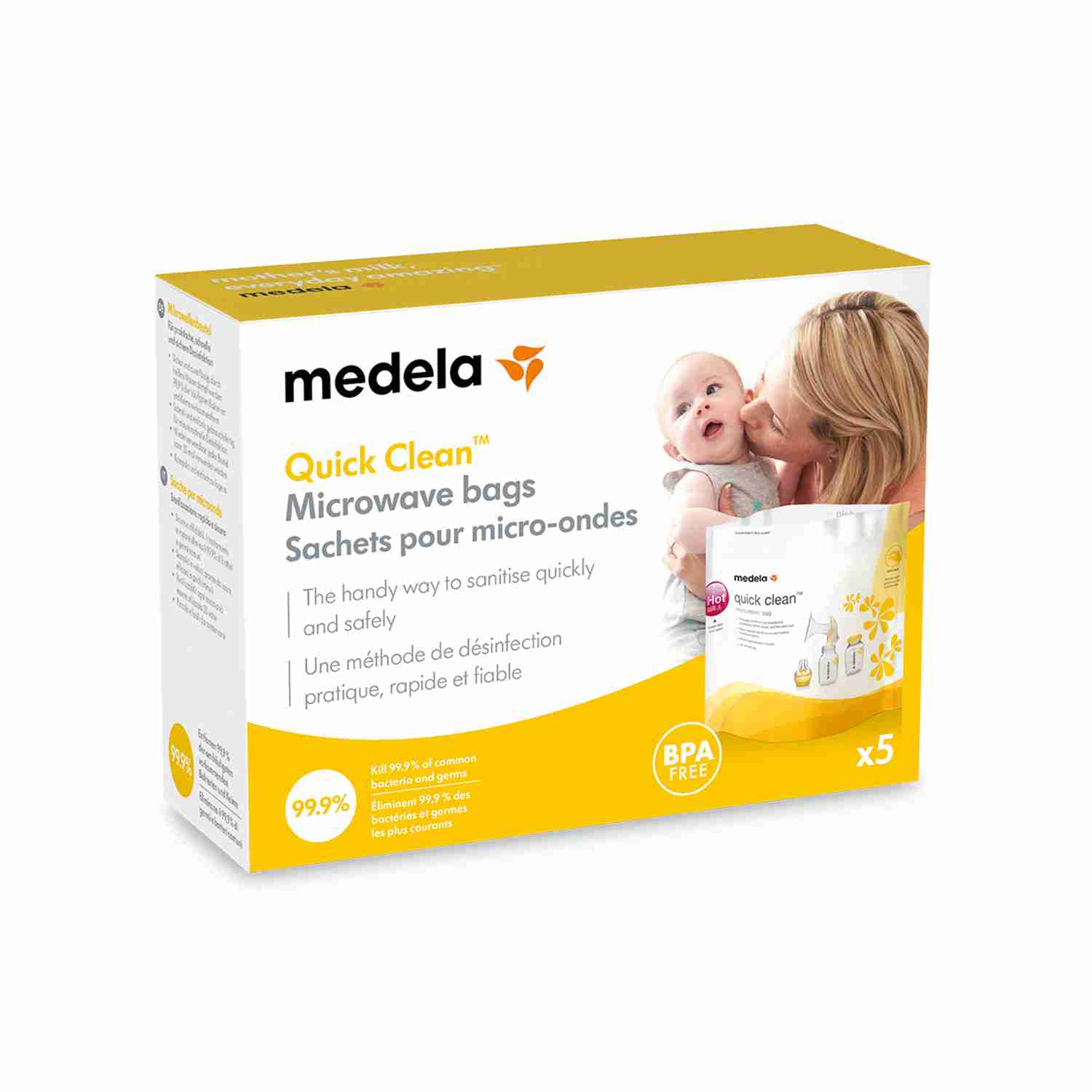 Medela Quick Clean Mikrowellen Beutel 5 Stück