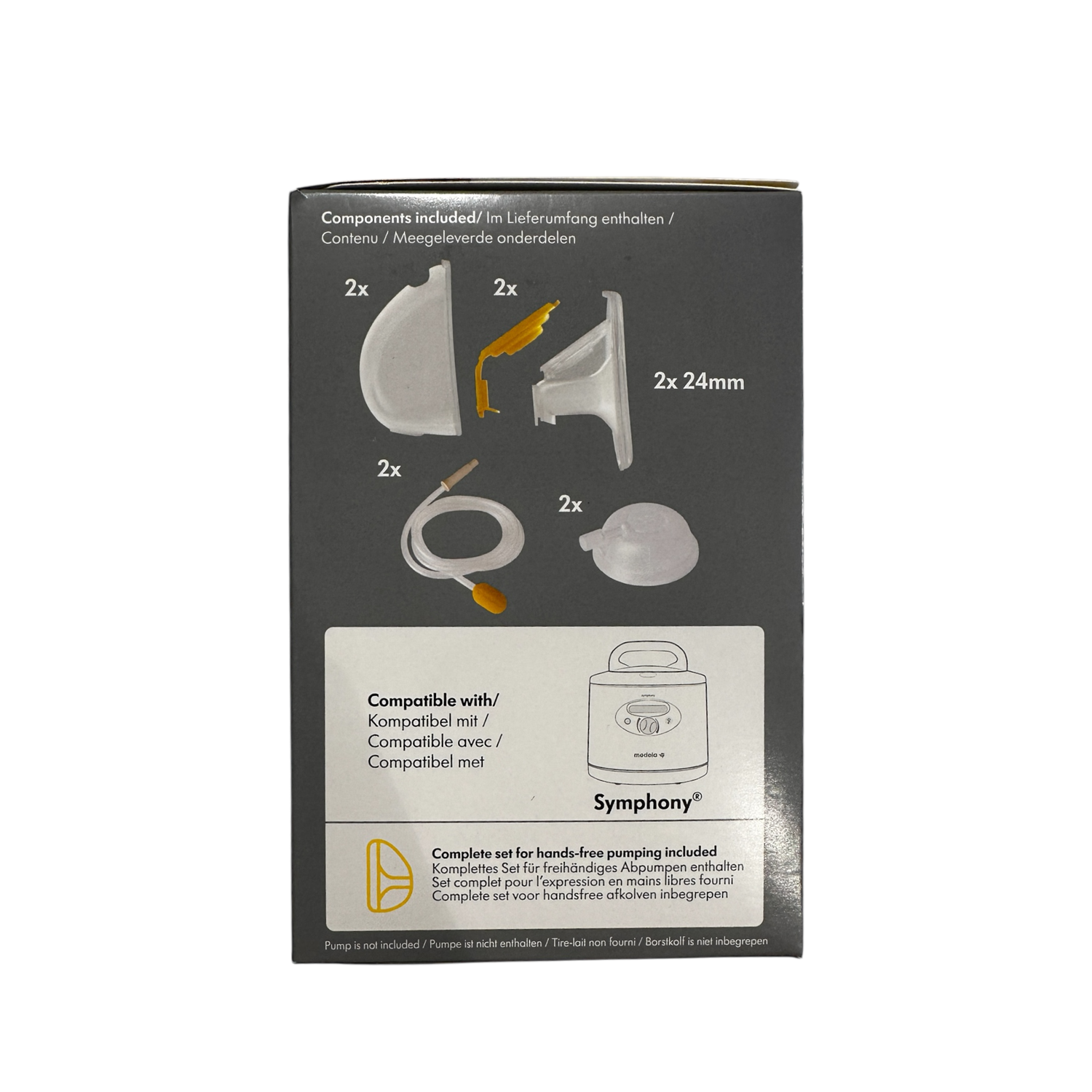 Medela Symphony Hands FREE Doppelpumpset 24mm 