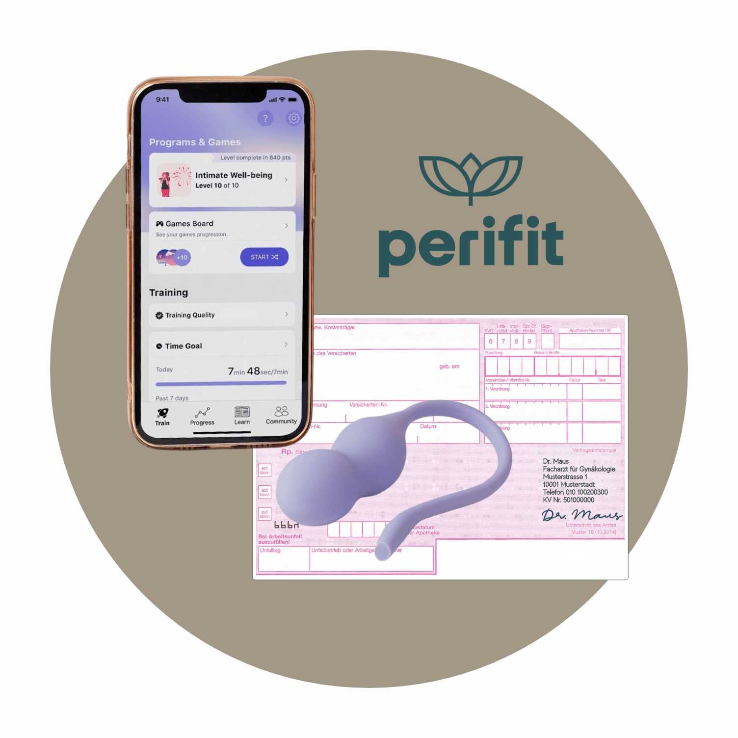 PERIFIT Care + Beckenbodentrainer auf Rezept