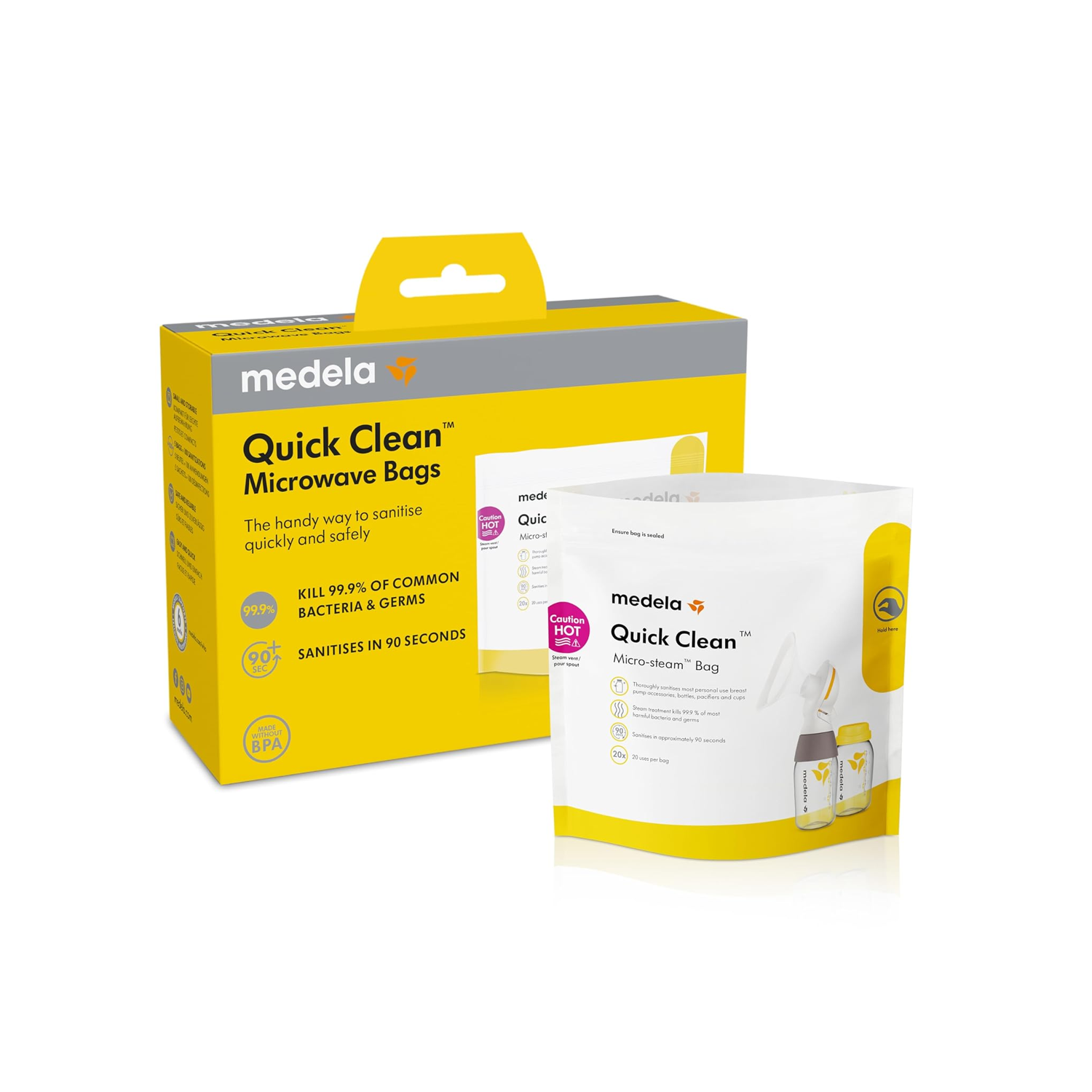 Medela Quick Clean Mikrowellen Beutel 5 Stück