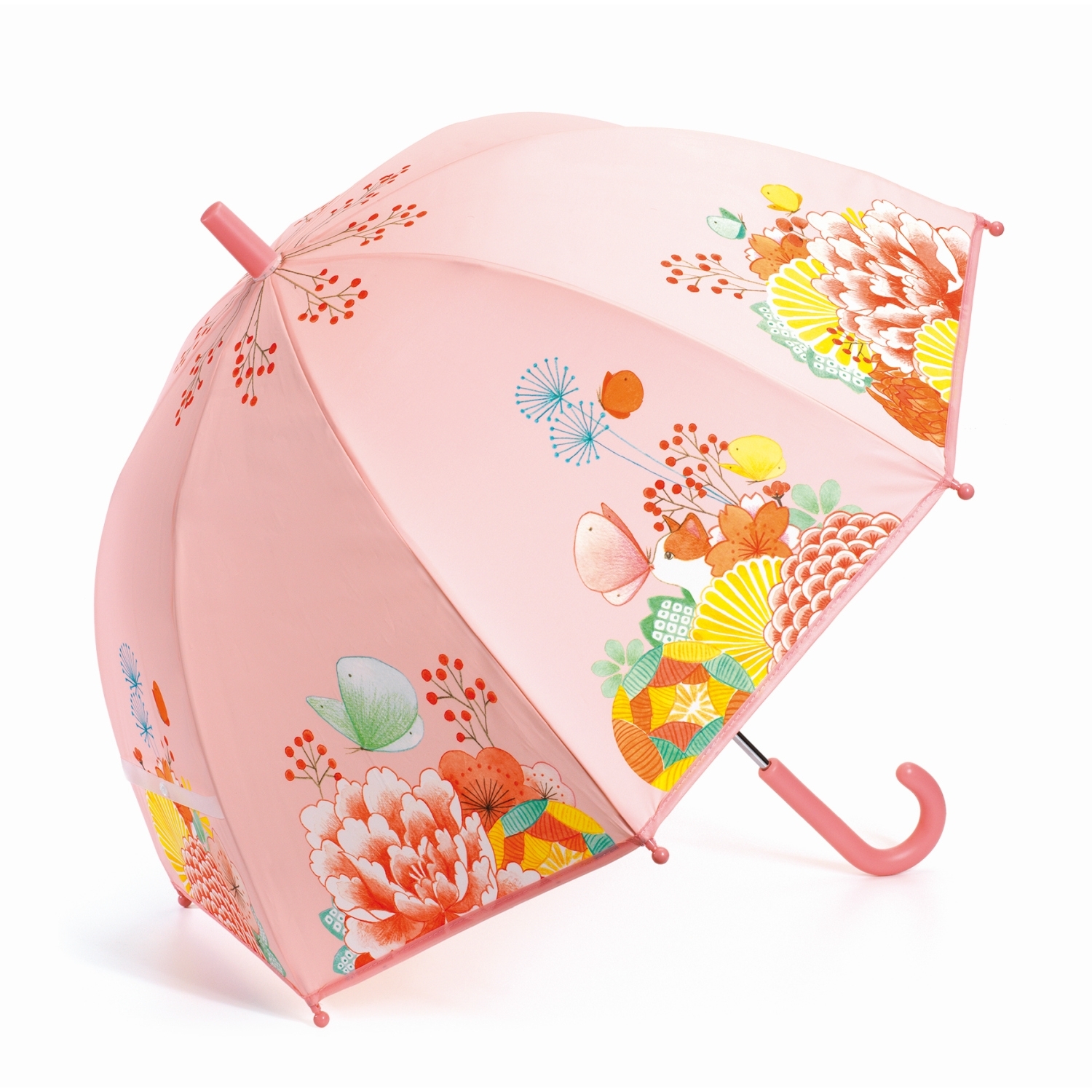 Djeco Regenschirm Gartenblumen rosa