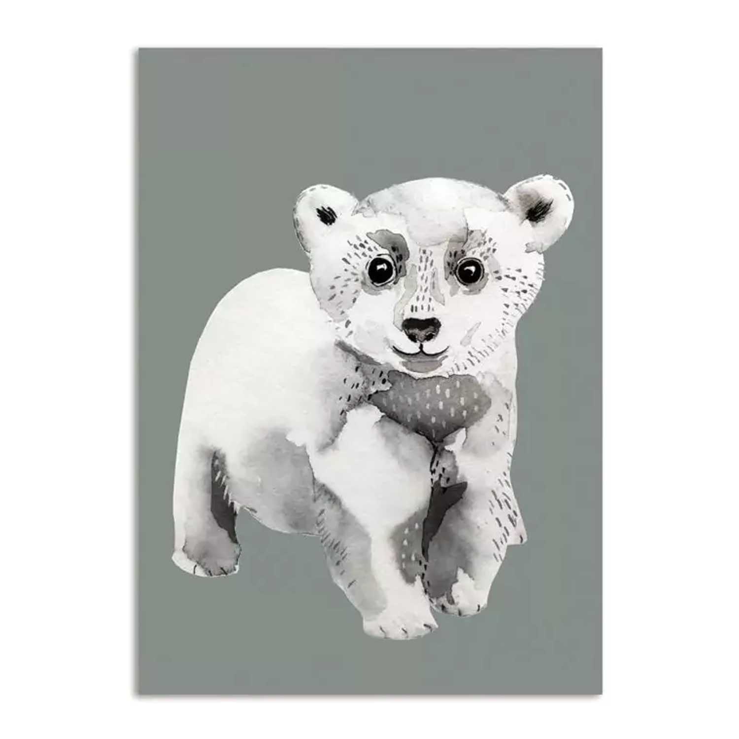 nuukk Postkarte niedlicher Eisbär