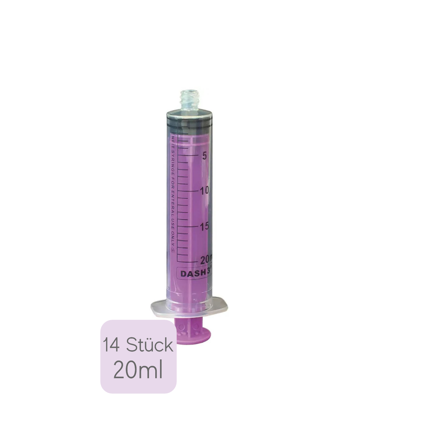 ENFit Muttermilch Spritze 14 Stück | 20ml Single Use