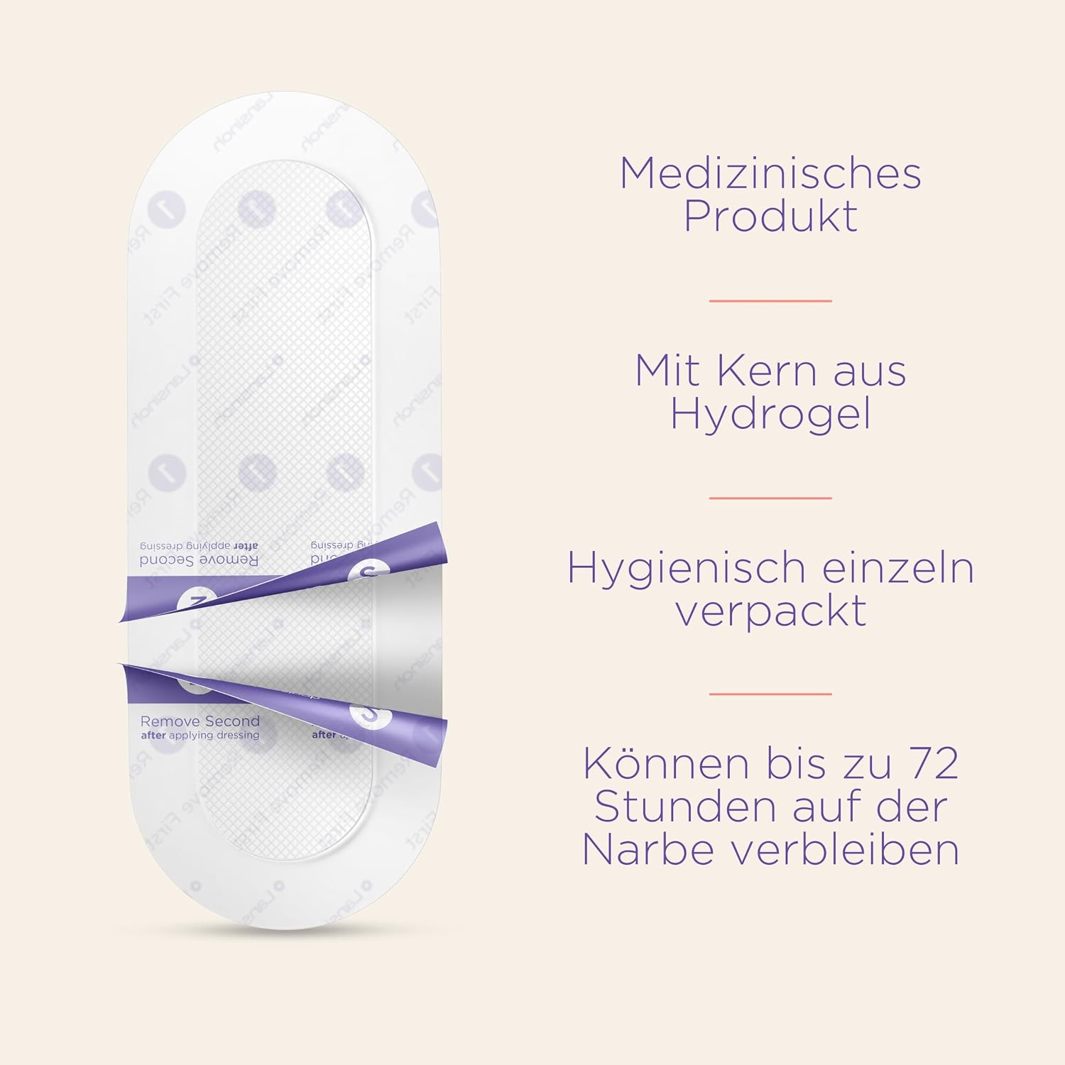 Lansinoh Kaiserschnitt Narben Hydrogel Pads 2 Stück
