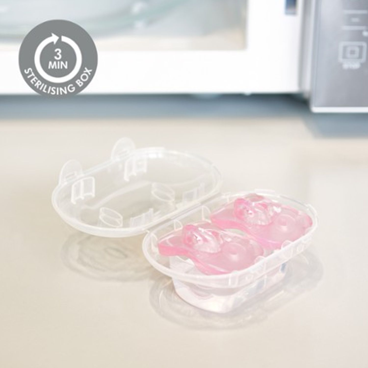 Medela SOFT Silikon Schnuller Duo Rosa 0-6