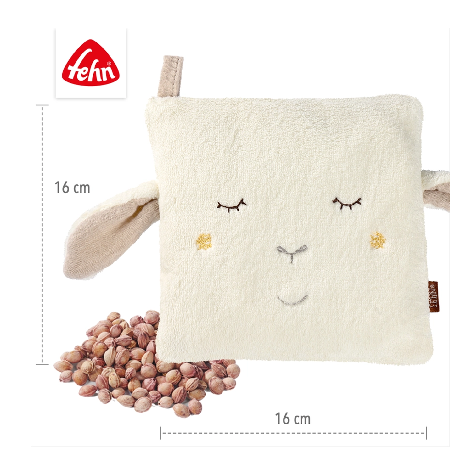 Fehn Schaf creme Kirschkern Wärmekissen