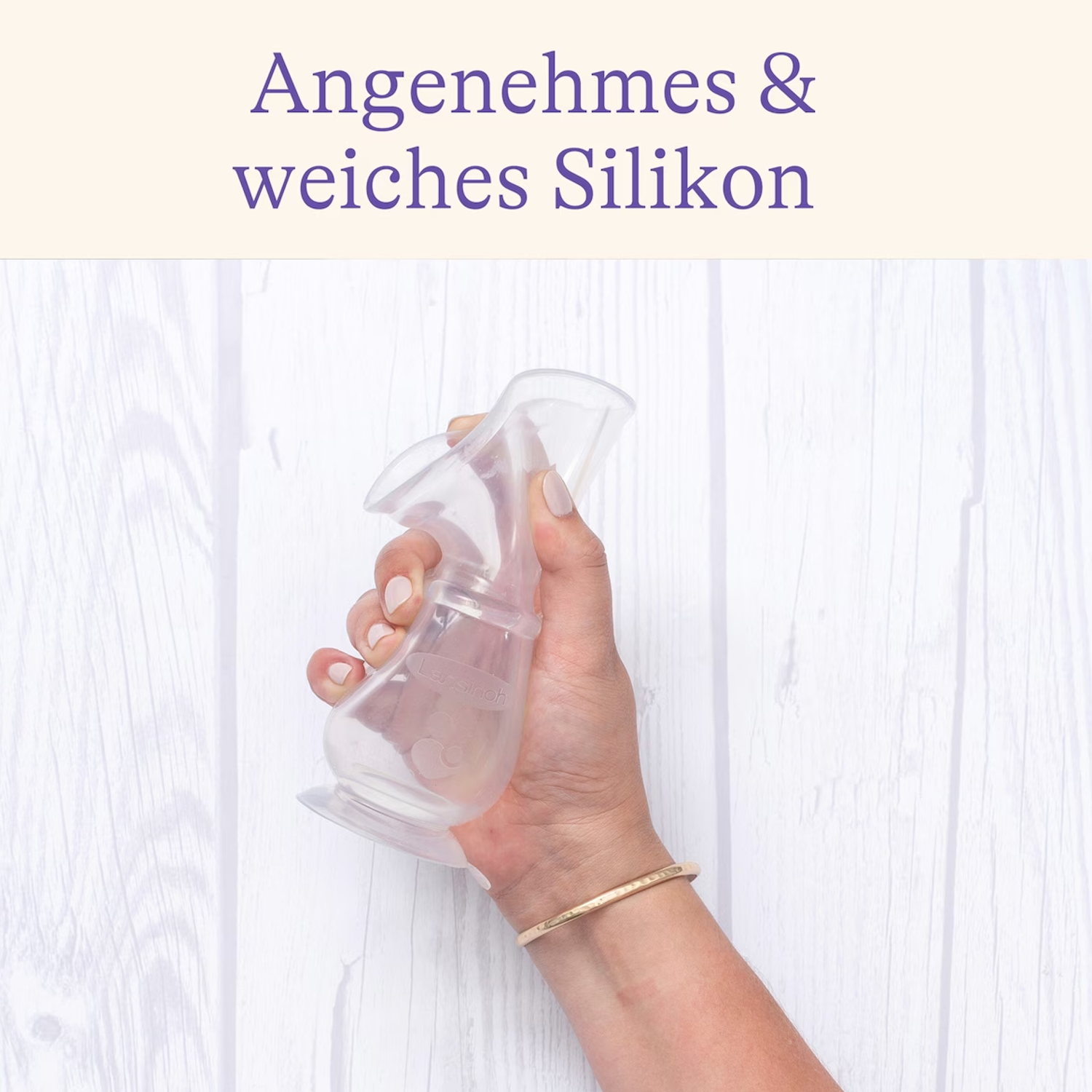 Lansinoh Silikon Pumpe | Muttermilchauffänger