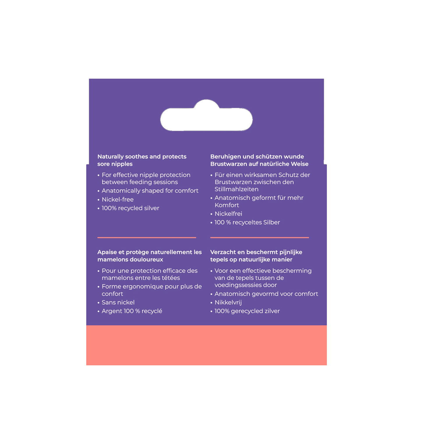 Lansinoh Silberhütchen 99,9% Silber 1 Paar