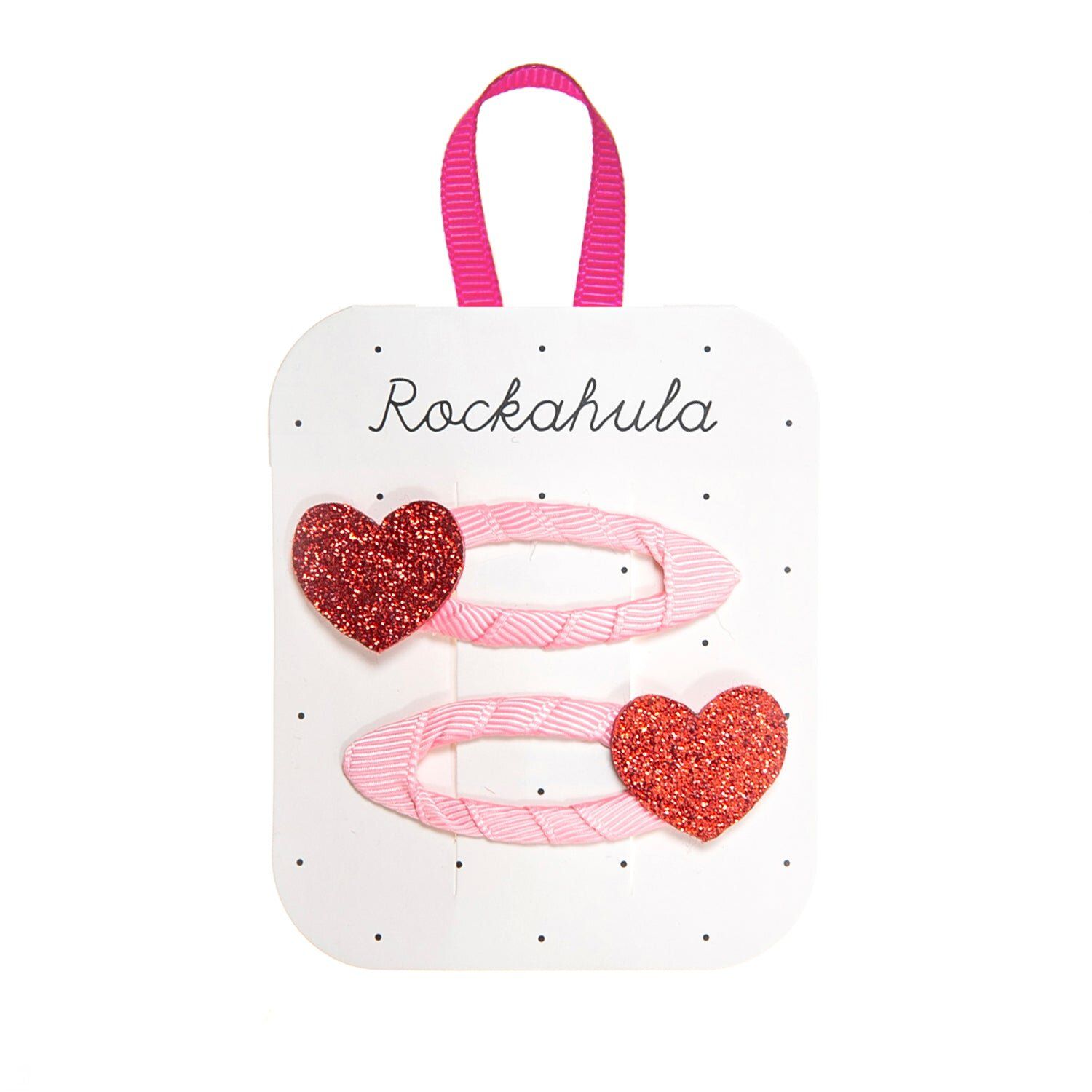 Rockahula Haarspangen Glitter Heart 2er