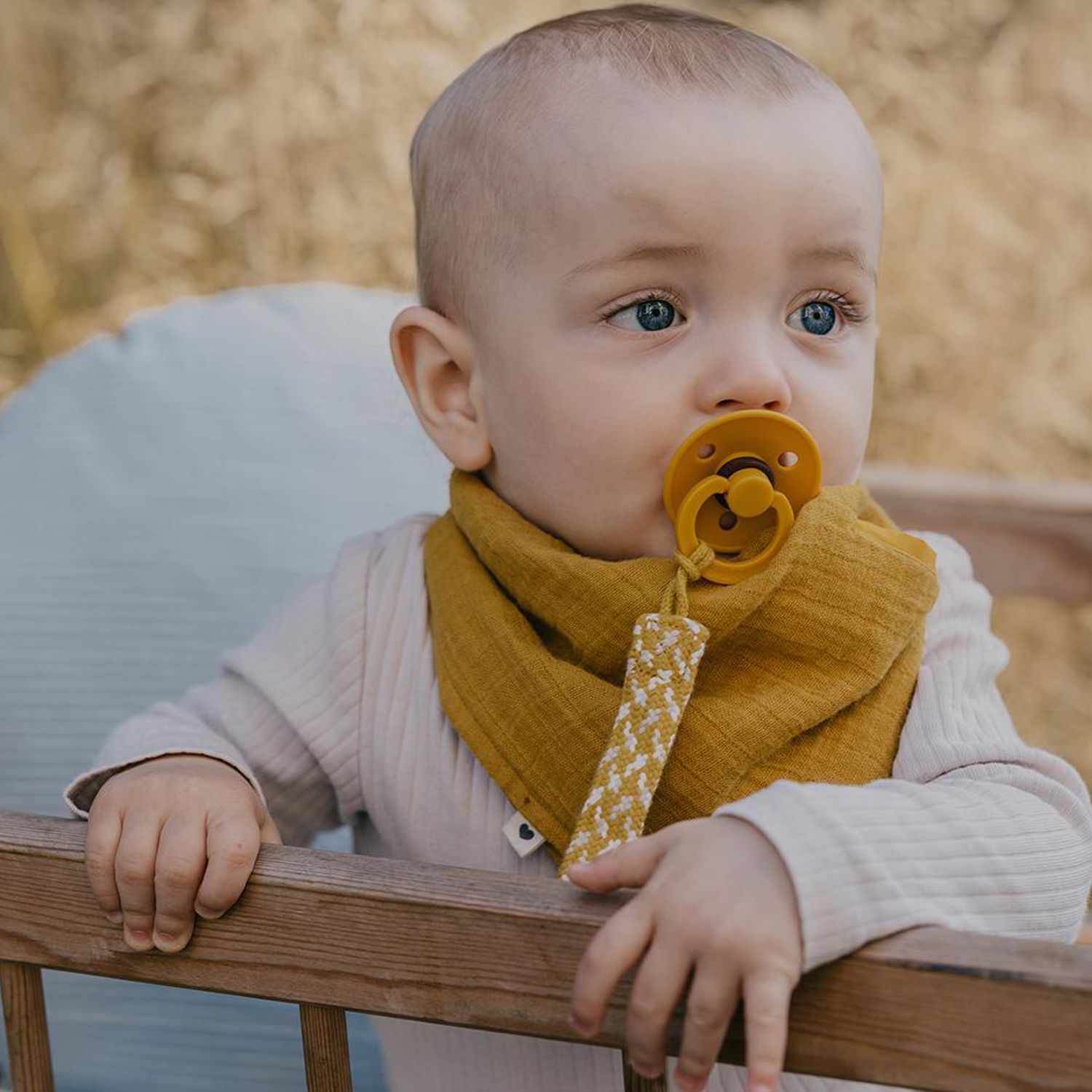 BIBS Bandana Bib Bio Baumwolle Mustard