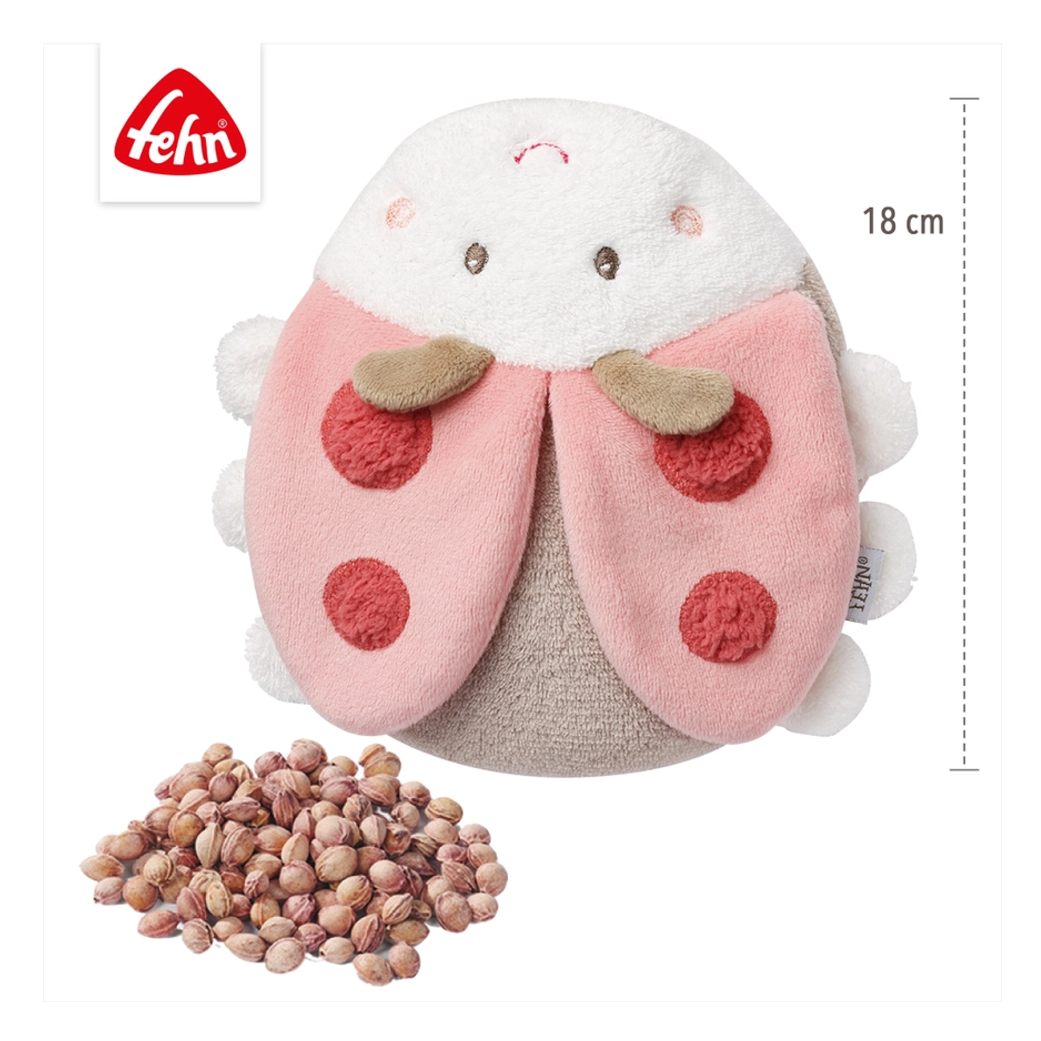 Fehn Käfer rosa Kirschkern Wärmekissen