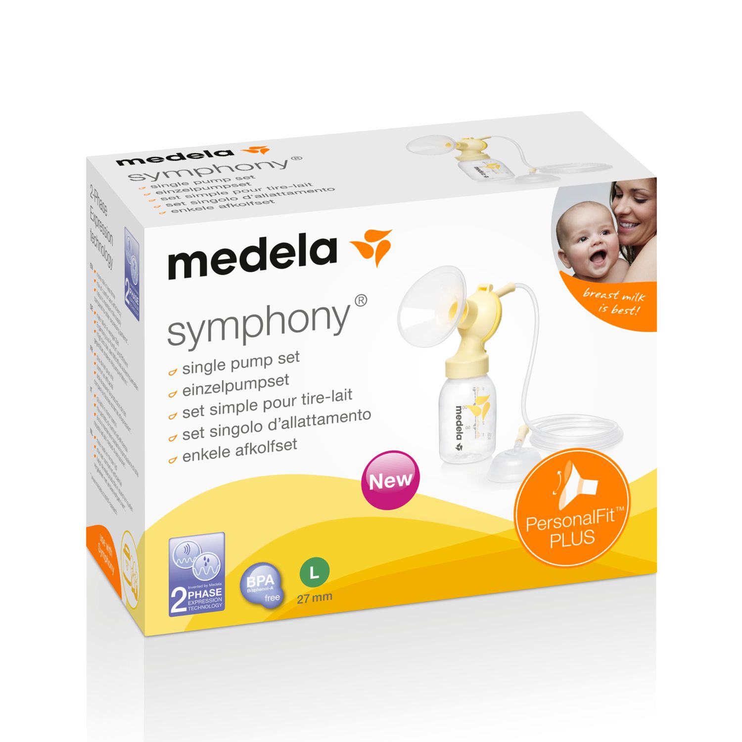 Medela Symphony Einzelpumpset PersonalFit PLUS