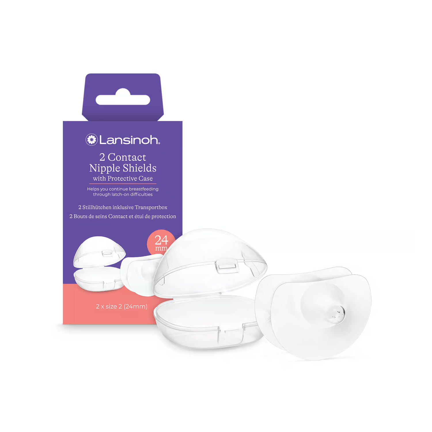 Lansinoh Stillhütchen 24mm Brustwarzenschutz