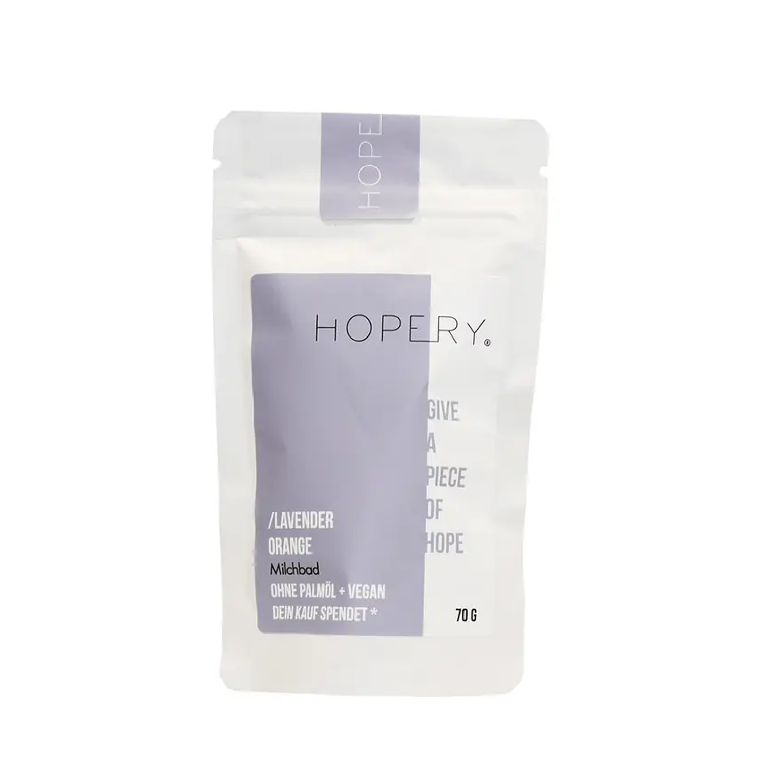 HOPERY Lavendel Orange Milchbad 70g