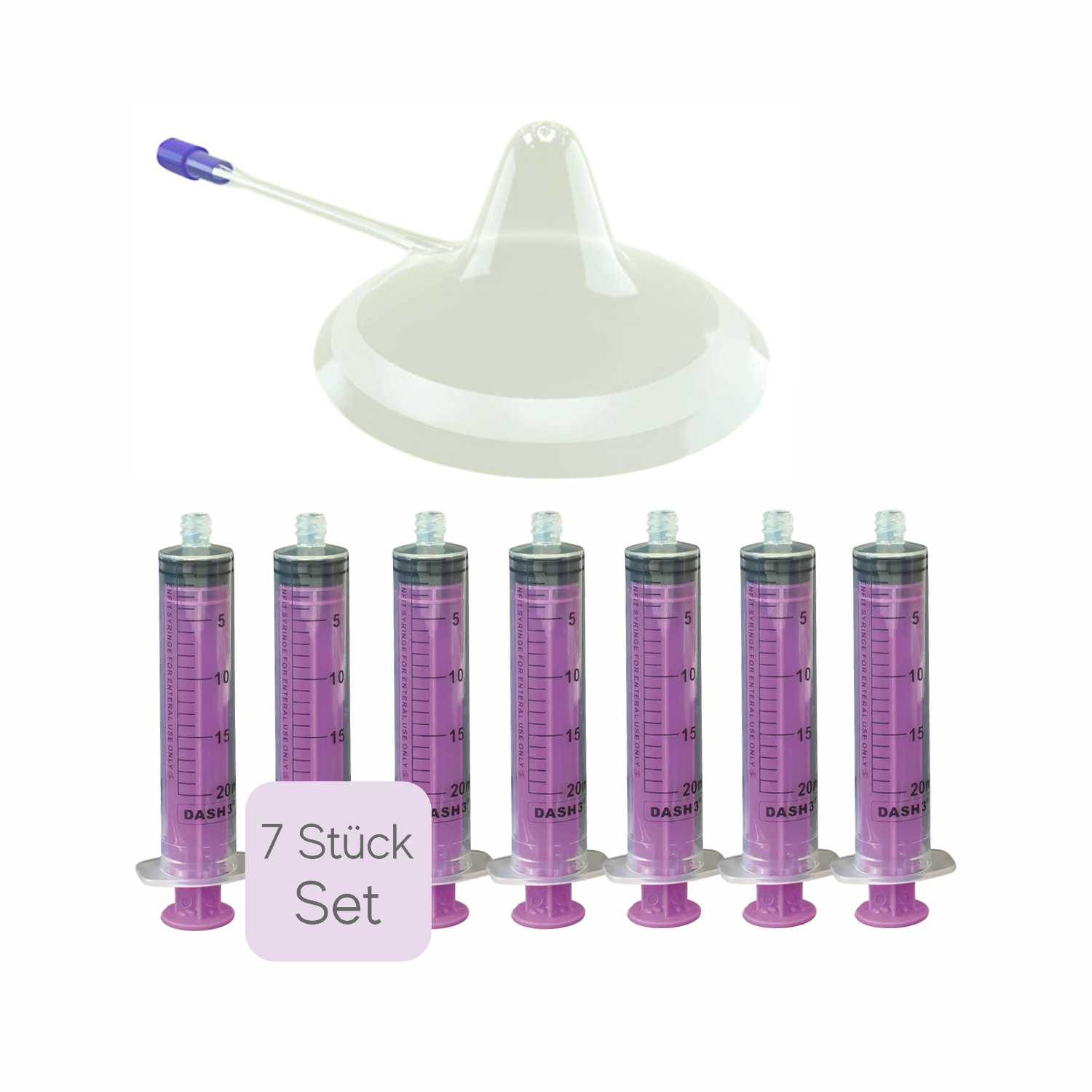 ENFit Neotech Bridge Set | Stillhilfe mit 7 Spritzen