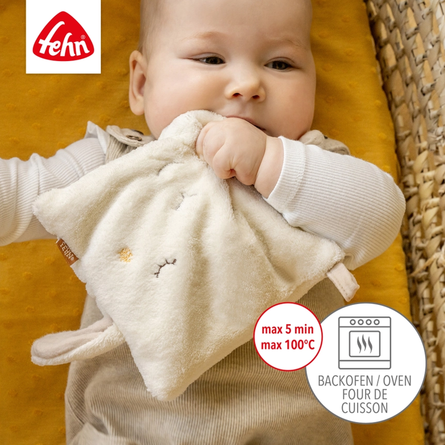 Fehn Schaf creme Kirschkern Wärmekissen