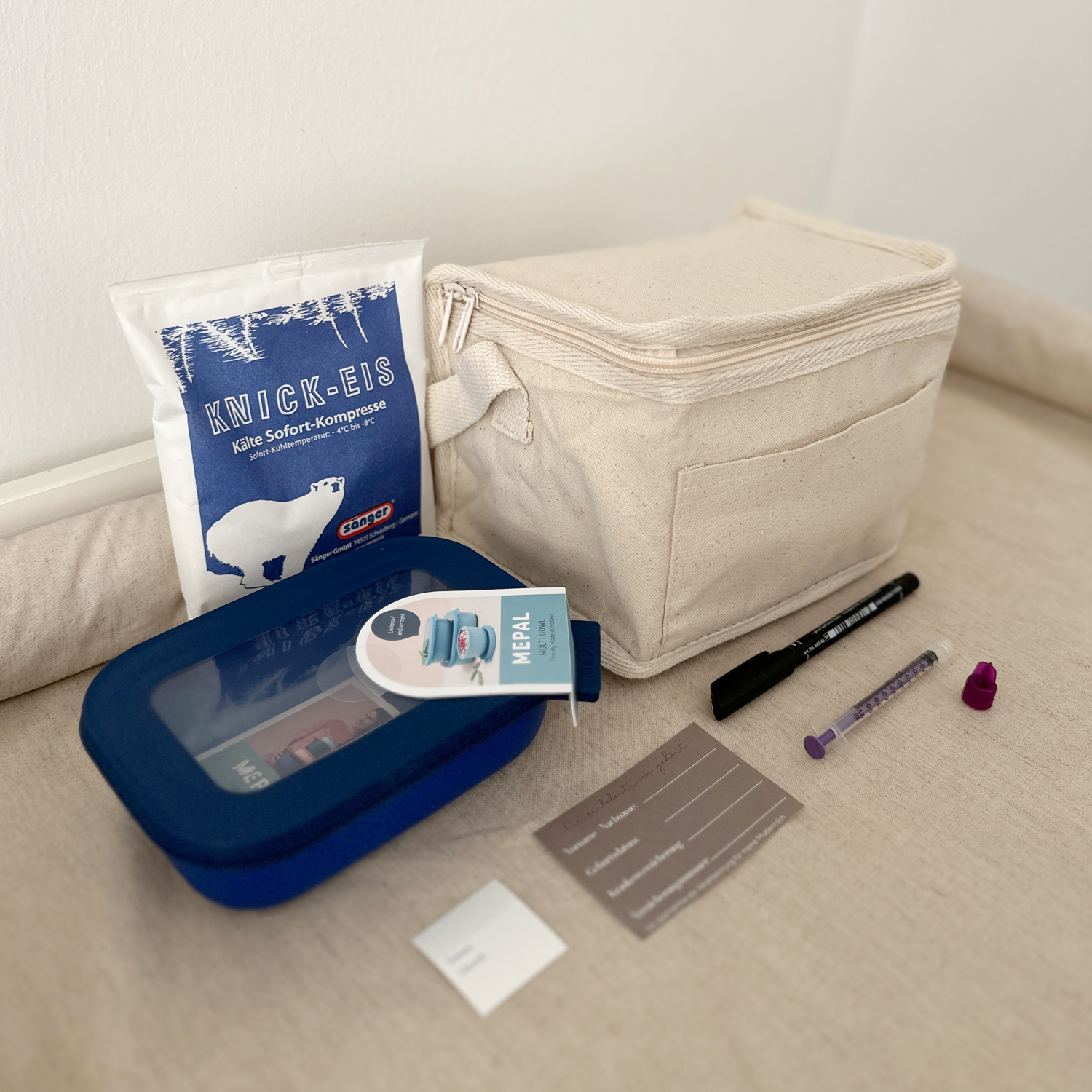 Kolostrum Set für 14 Tage mit Kühltasche und Zubehör