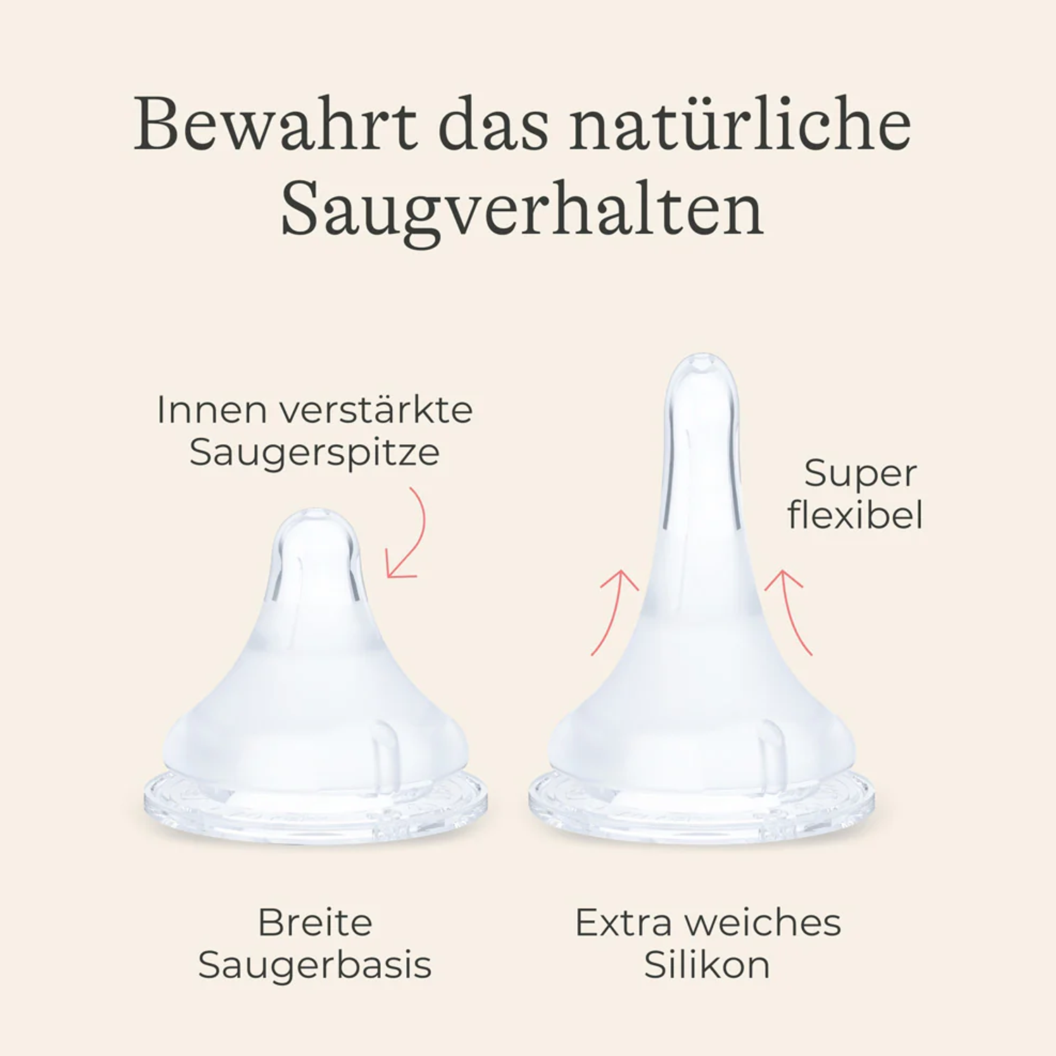 Lansinoh Natural Wave Flasche Gr. XS | 60ml