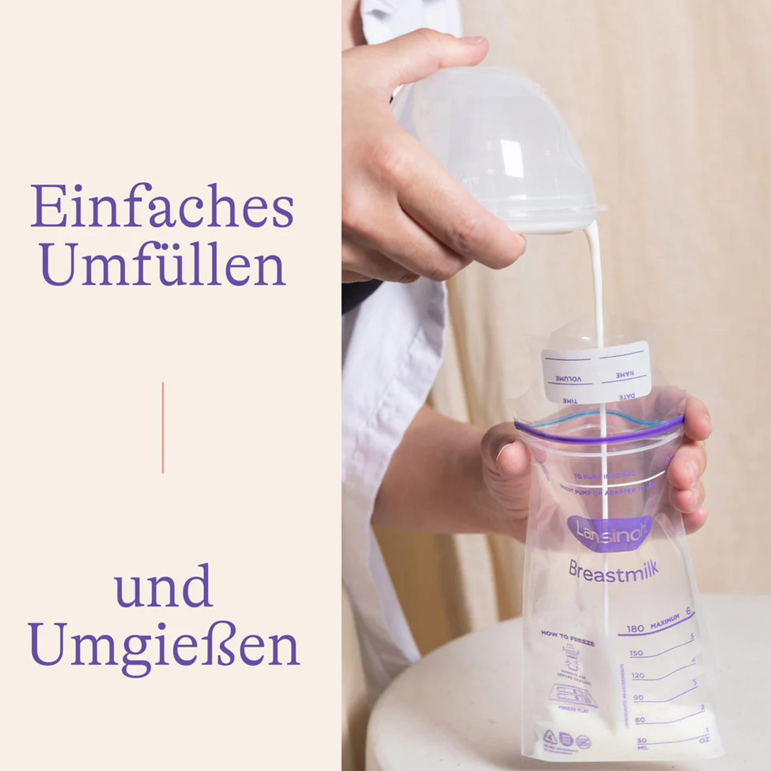 Lansinoh Muttermilch Beutel 25 Stück