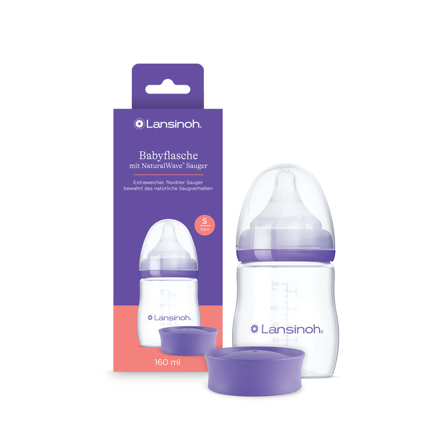 Lansinoh Natural Wave Flasche S | 160ml