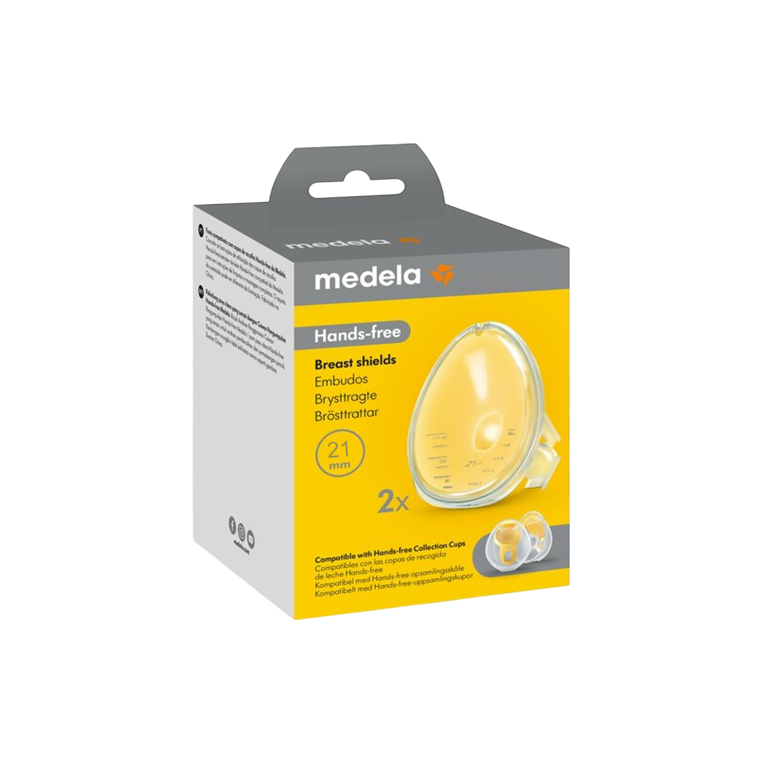 Medela Freestyle Hands FREE Brusthaube 21mm 2er