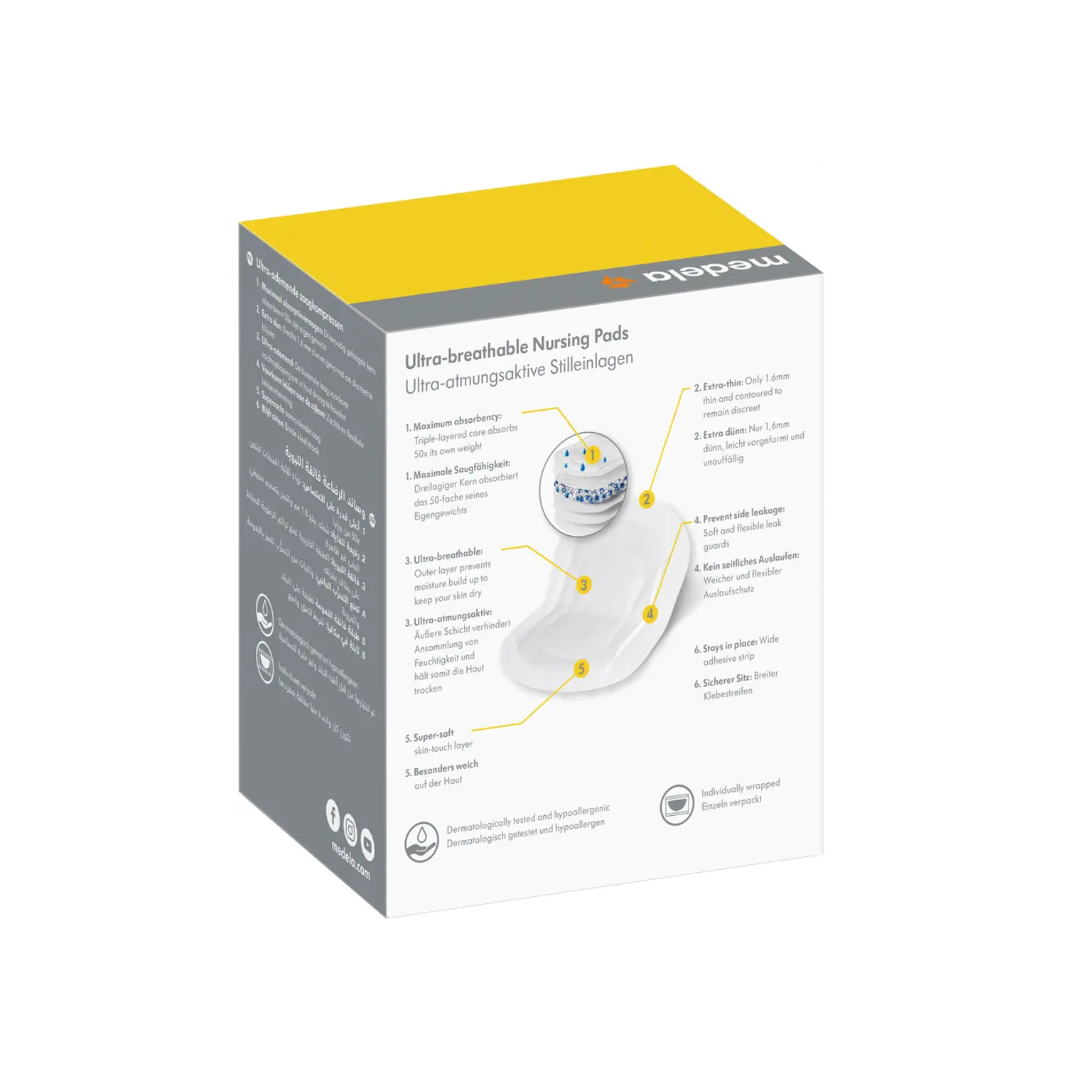 Medela atmungsaktive Stilleinlagen 30 Stück