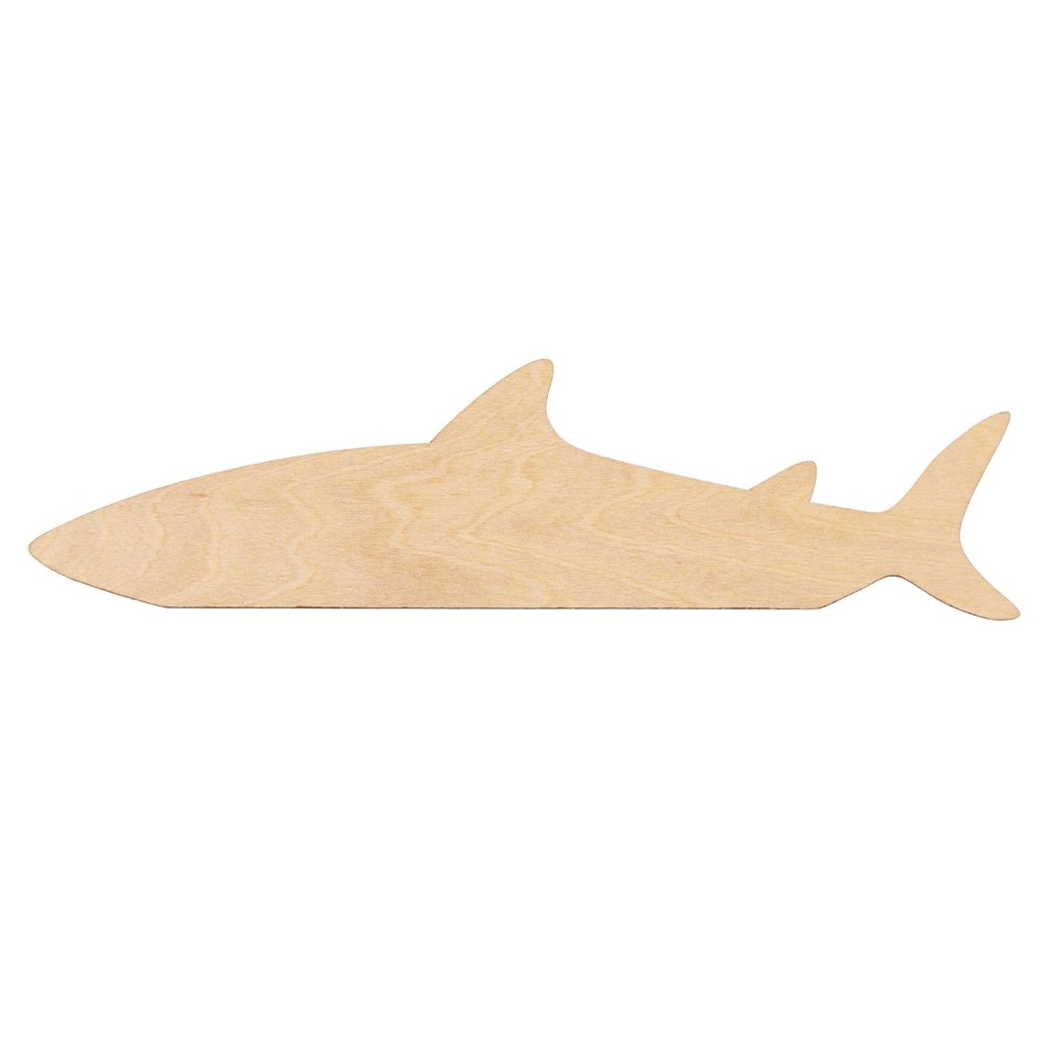 Rex Lineal Hai blau aus Holz 15cm