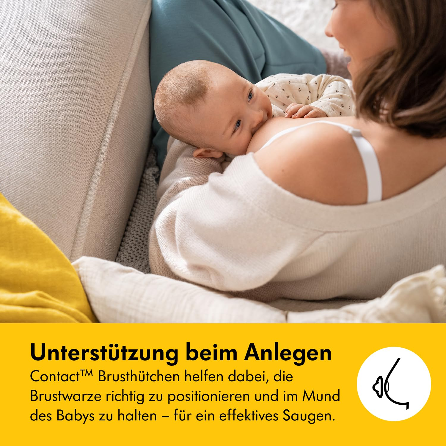 Medela Stillhütchen Contact Gr. S | Mit Box