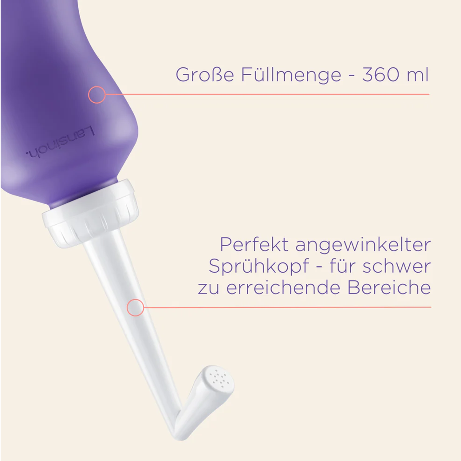 Lansinoh Intimdusche mit Beutel 360ml