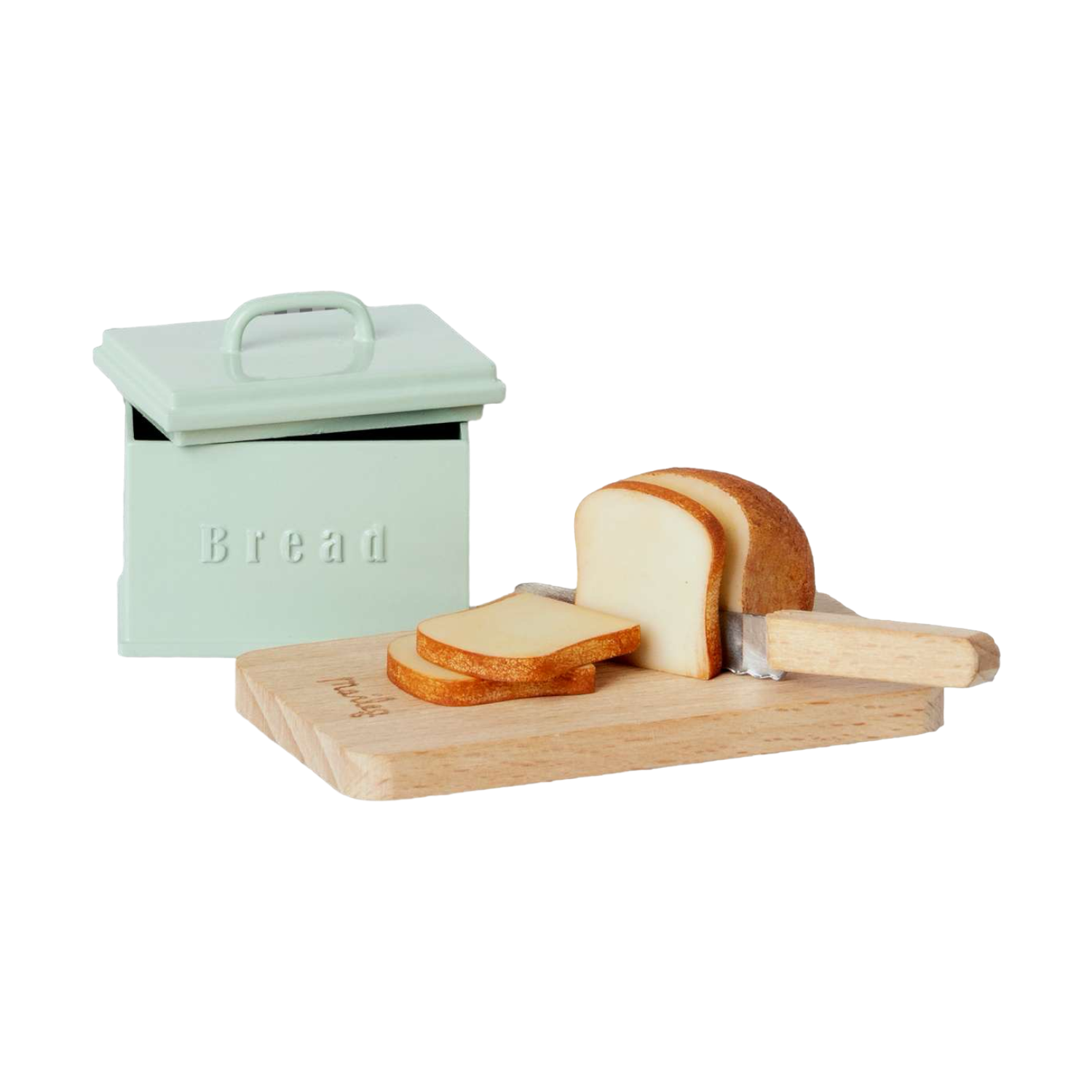 Maileg Brot Box mit Brett und Messer Maus oder Hase