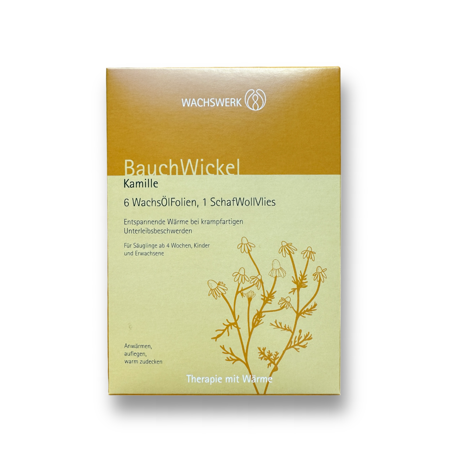 Wachswerk Bauch Wickel Kamille