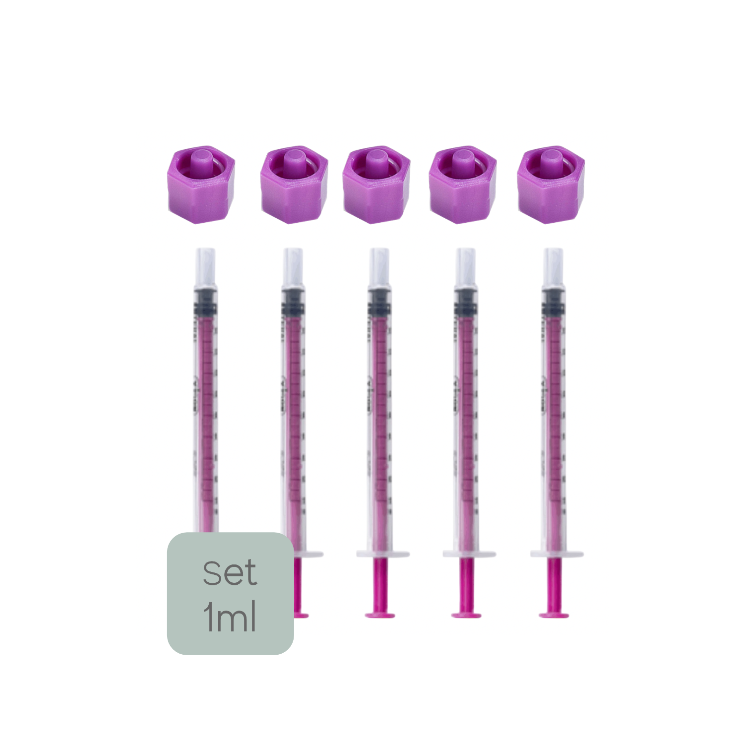 Vygon Kolostrum 5er SET Spritze 1ml | Verschluss