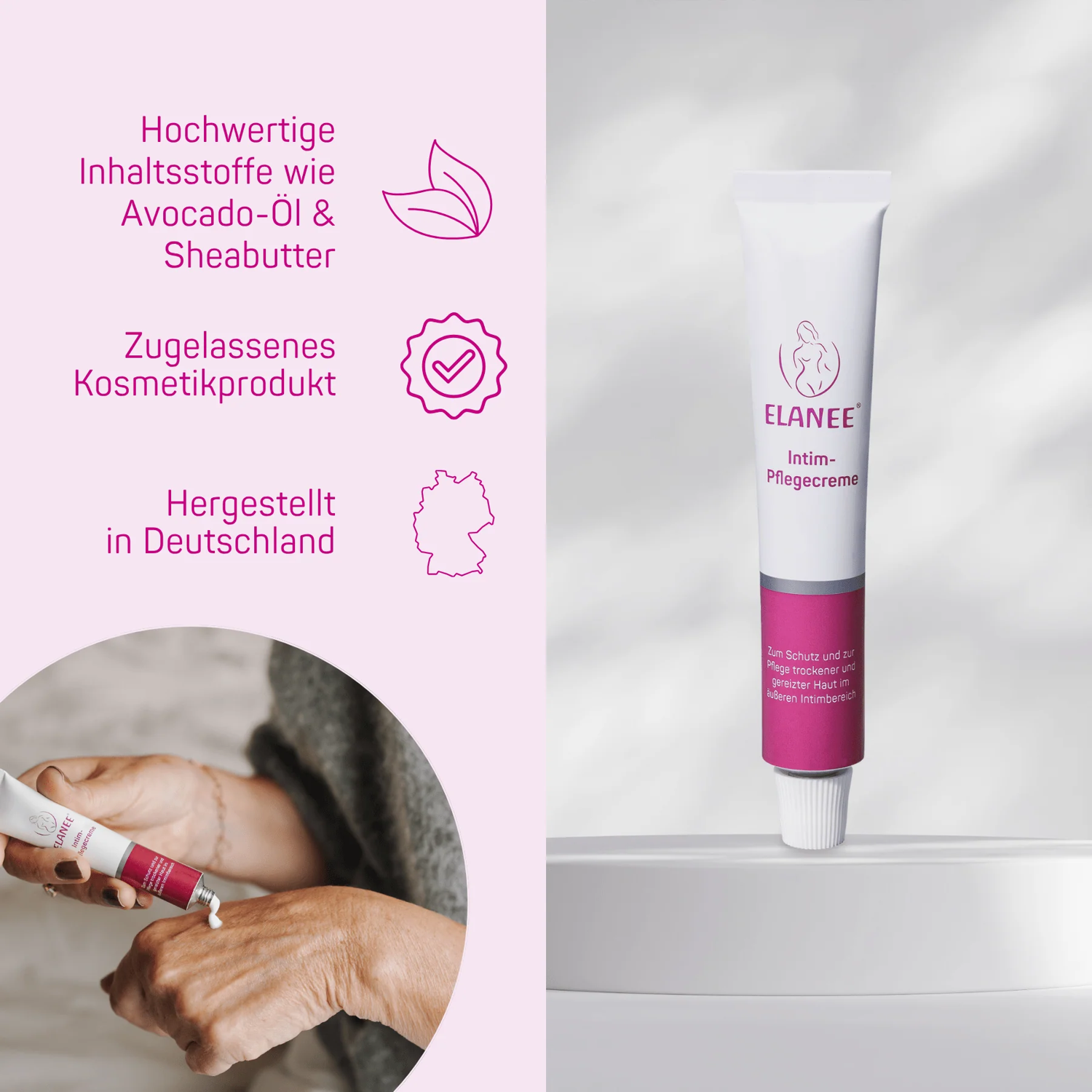 Elanee Intim Pflegecreme Tube 20ml