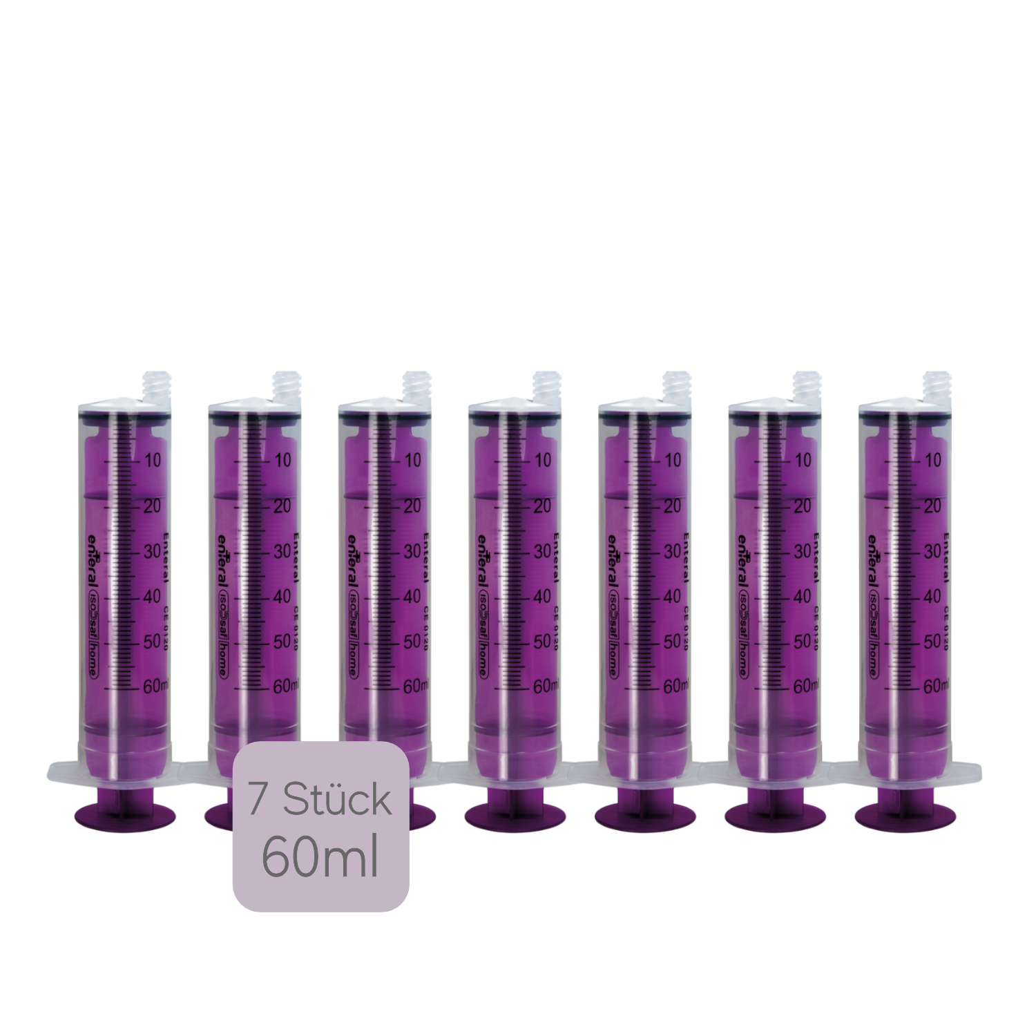 ENFit Muttermilch Spritze 7 Stück | 60ml Multi Use