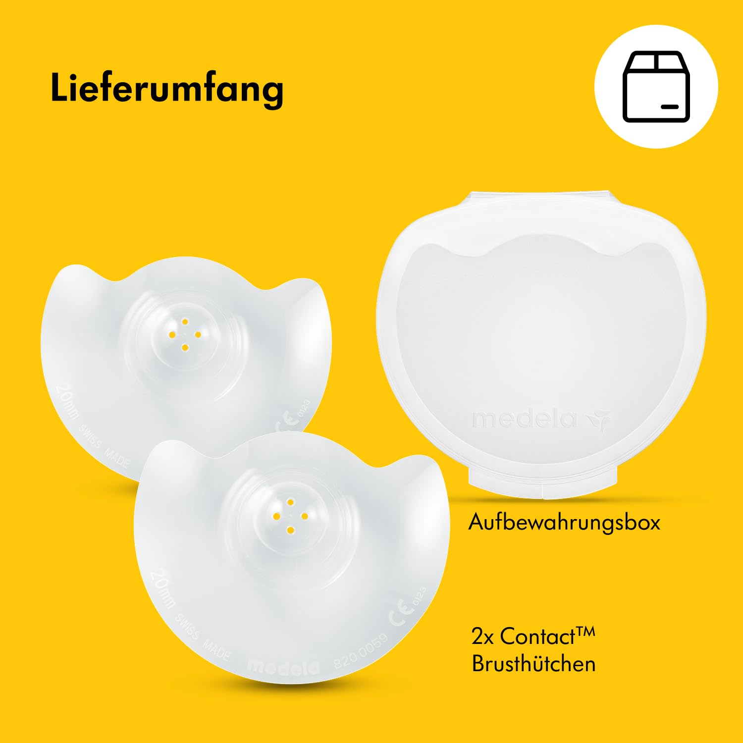 Medela Stillhütchen Contact Gr. S | Mit Box