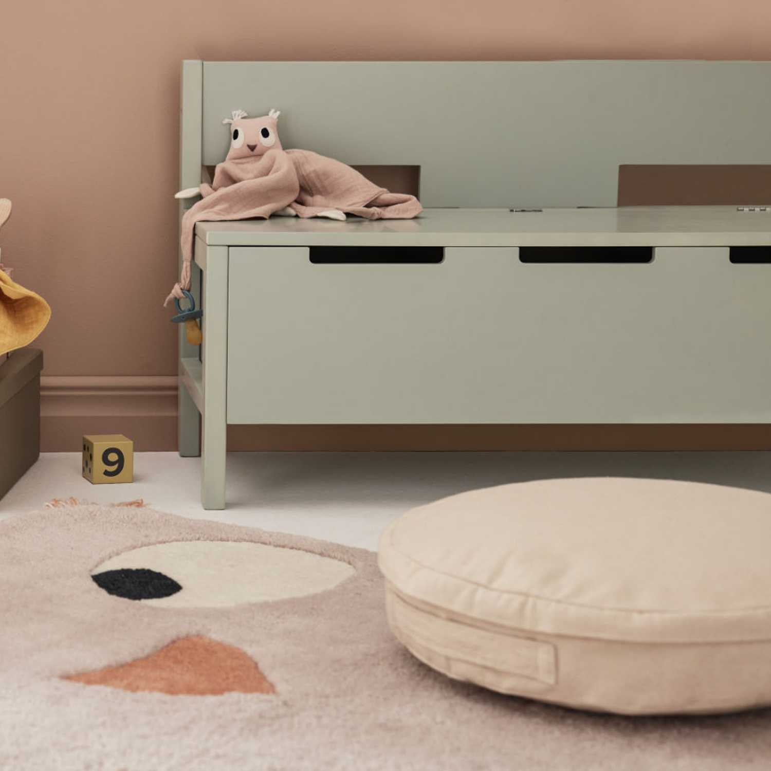 KIDS Concept Bodenkissen rund beige 40cm