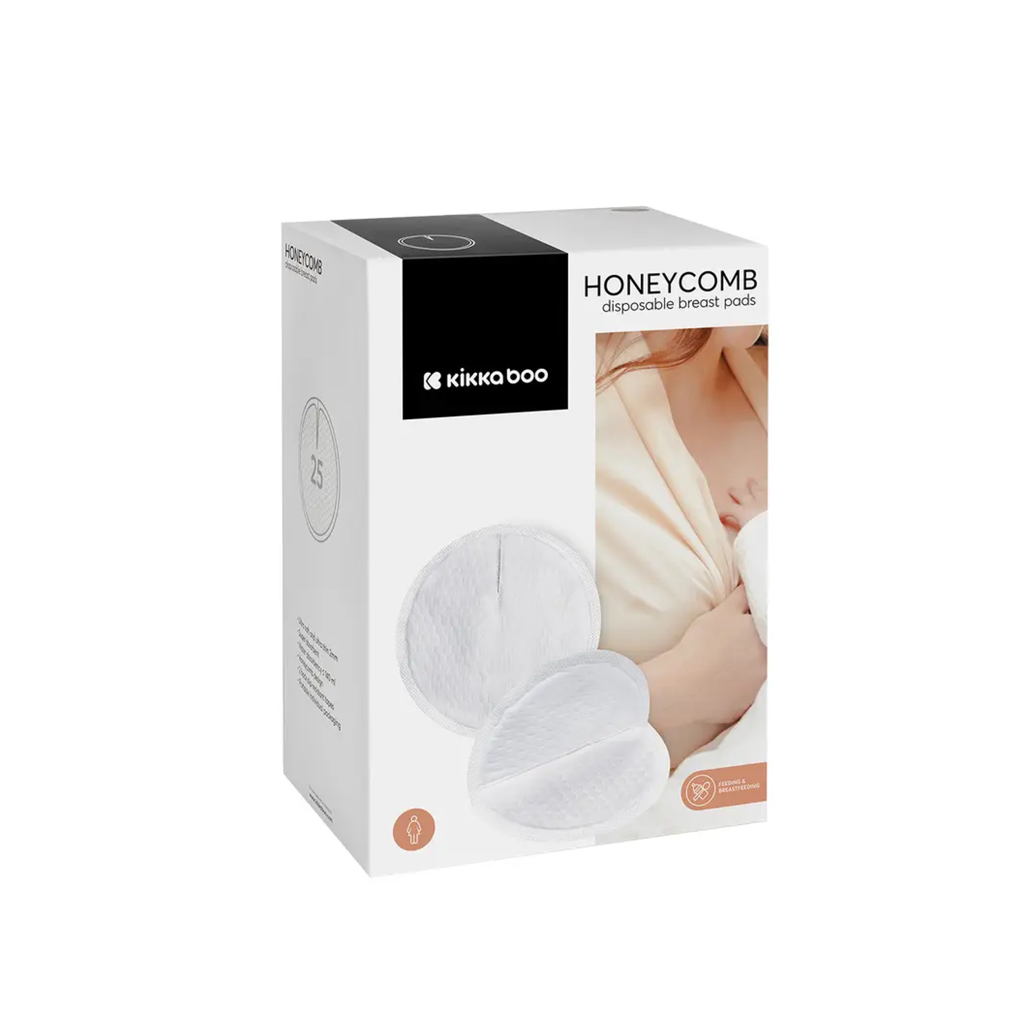Kikkaboo Einweg Stilleinlagen Wabenstruktur 25 Stück